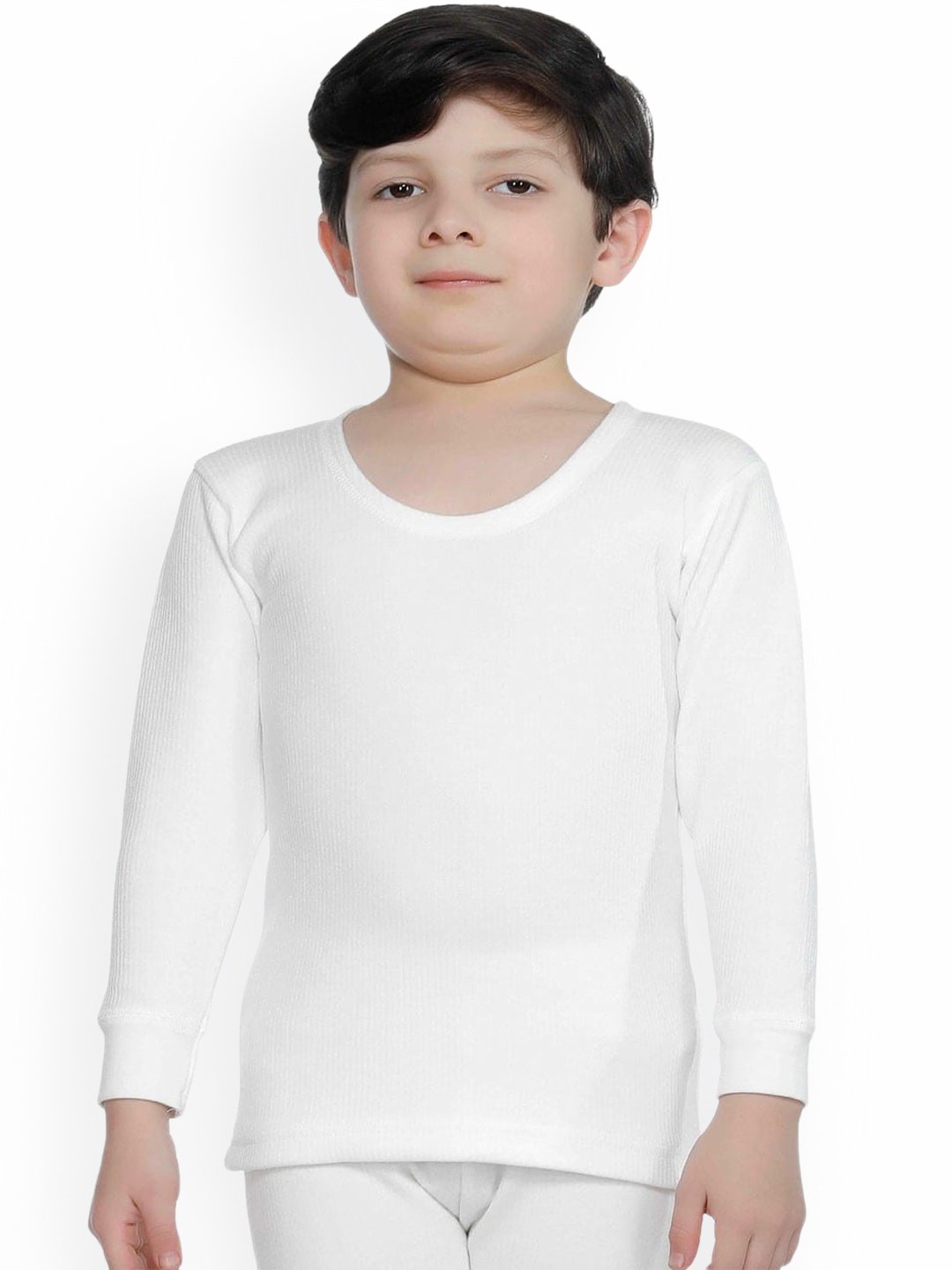 

Bodycare Kids Unisex Kids White Cotton Thermal Top