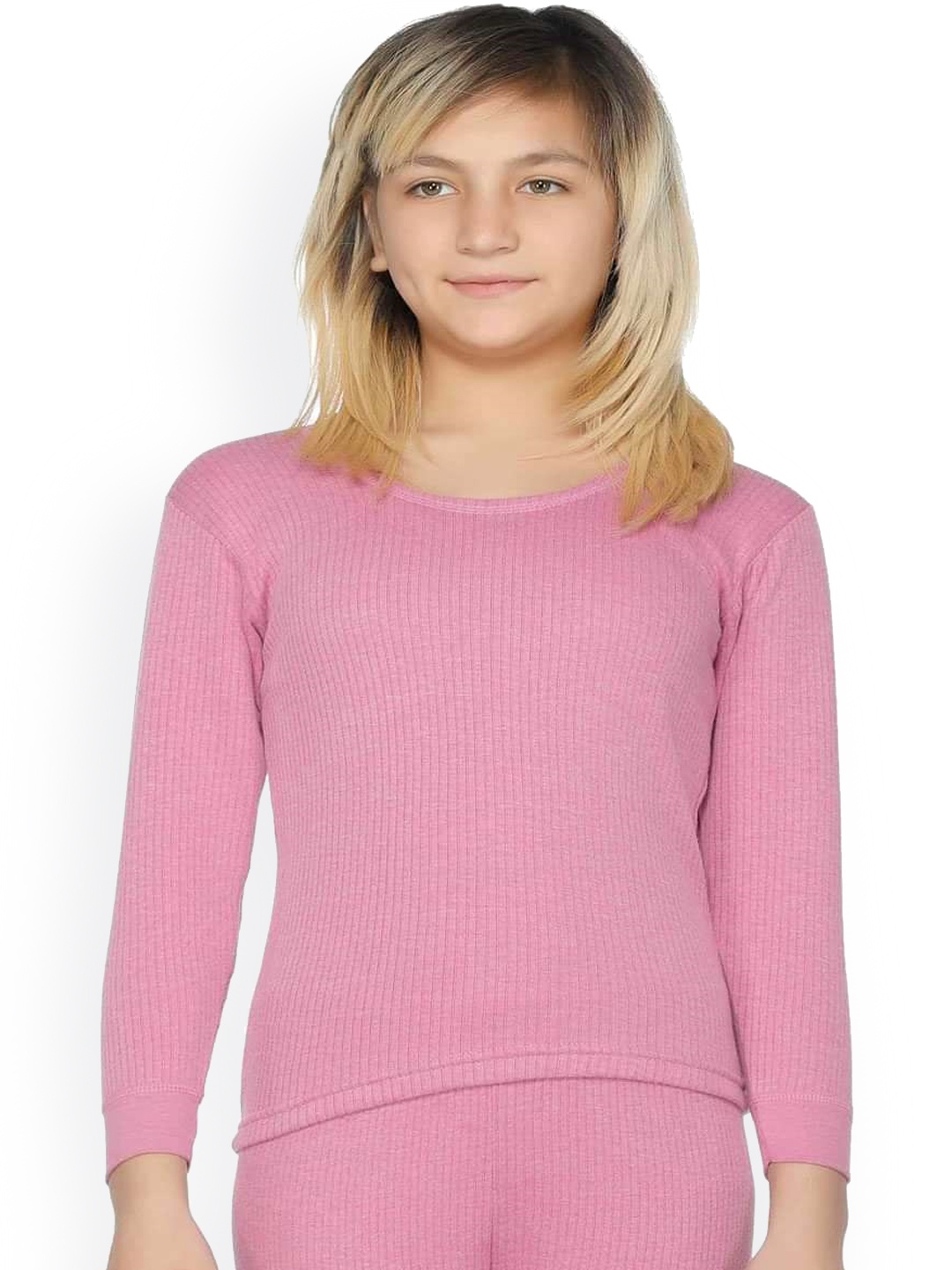 

Bodycare Kids Unisex Kids Pink Cotton Thermal Tops