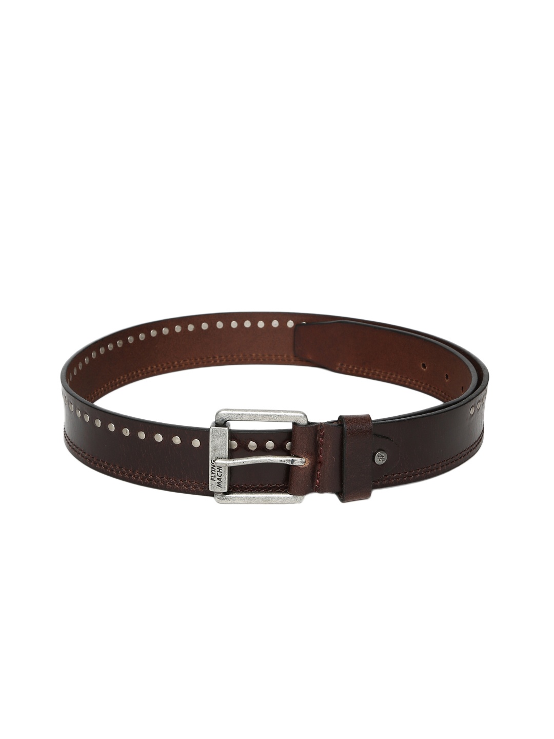 

Flying Machine Men Brown Leather Belt