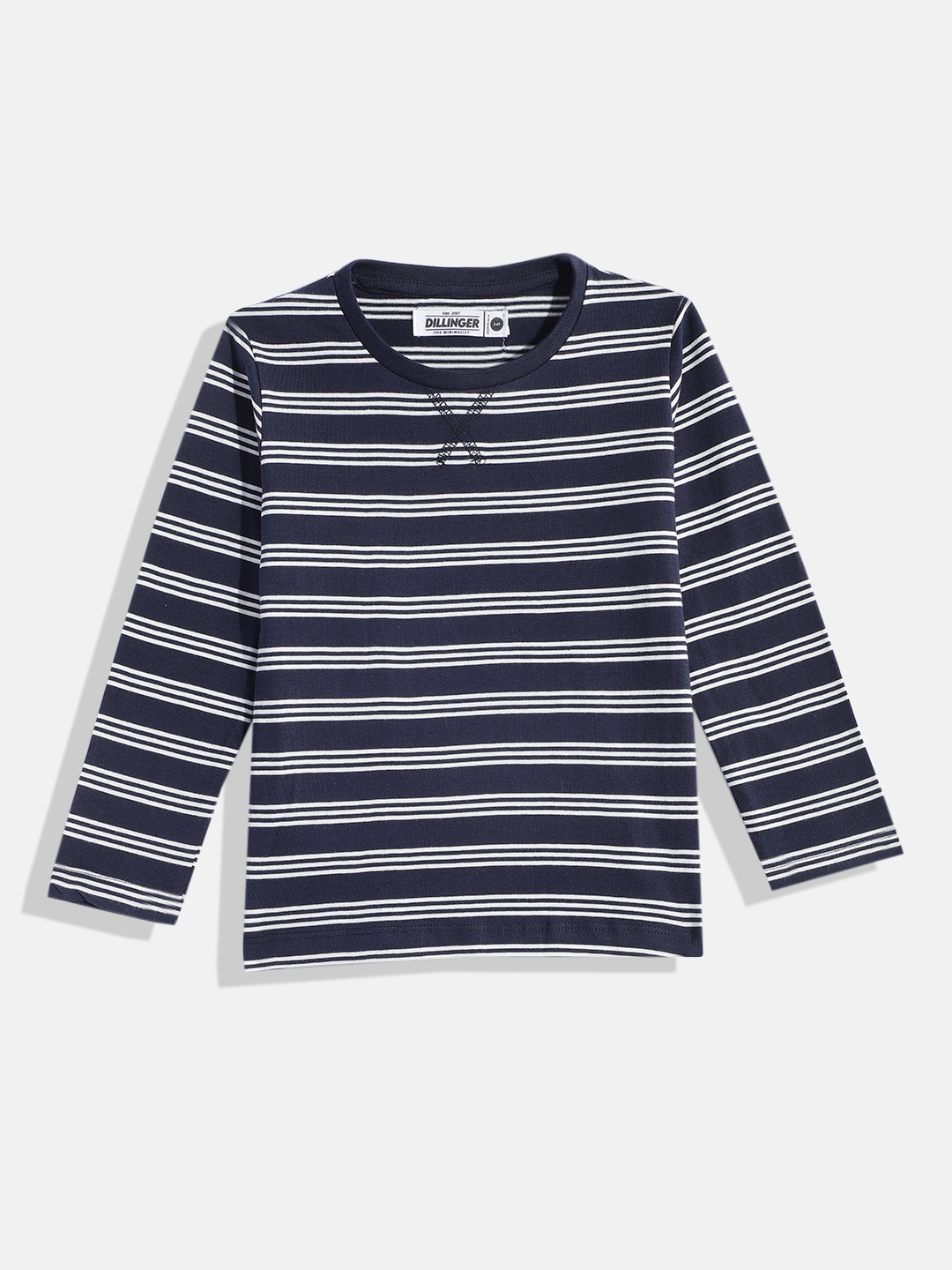 

DILLINGER Boys Striped T-shirt, Navy blue