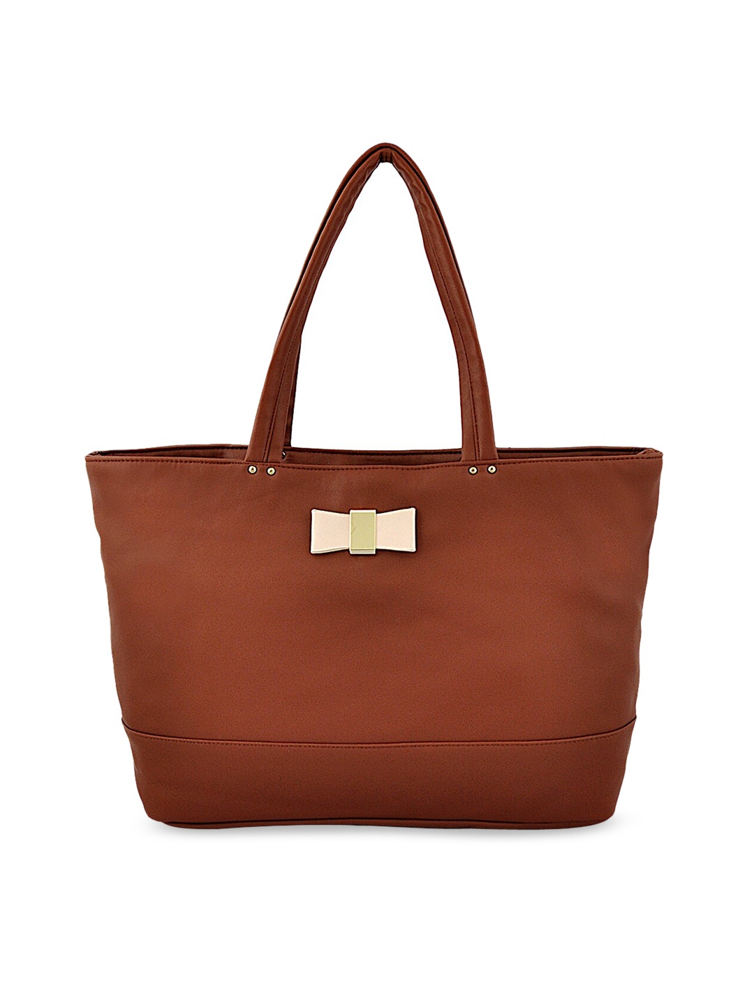

Pez dorado Brown Structured Shoulder Bag
