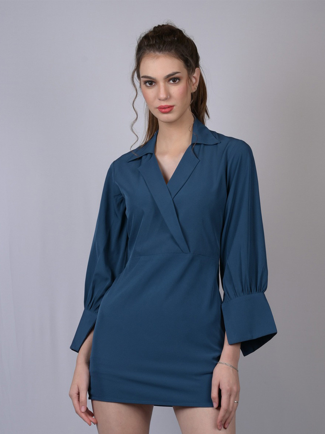 

OWO THE LABEL Teal Dress