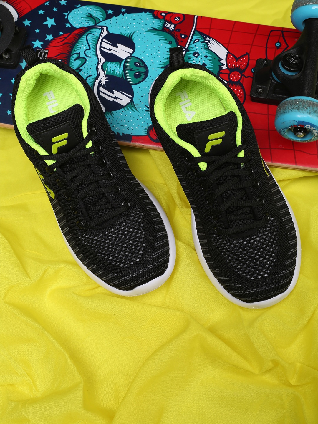 

FILA Men Black Non-Marking Running Doraan Shoes