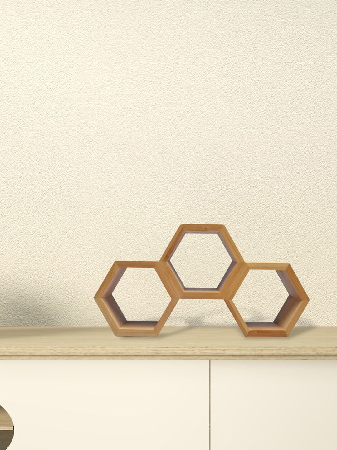 

Athome by Nilkamal Brown Bamboo Wine Rack