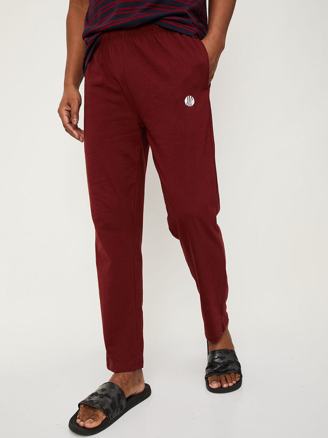 

max Men Maroon Lounge Pants