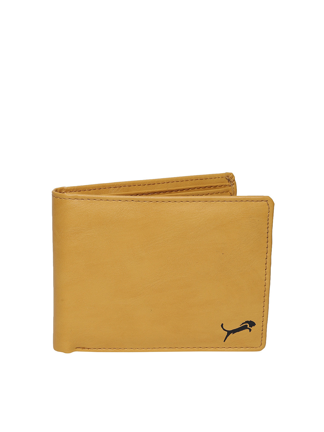 

WILD EDGE Men Tan PU Two Fold Wallet