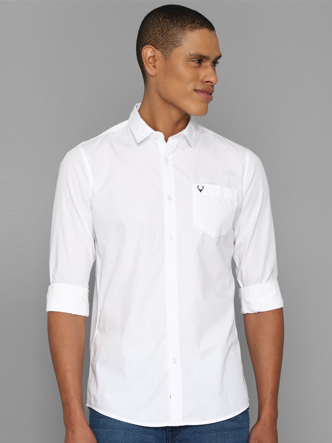 

Allen Solly Sport Men White Casual Cotton Shirt