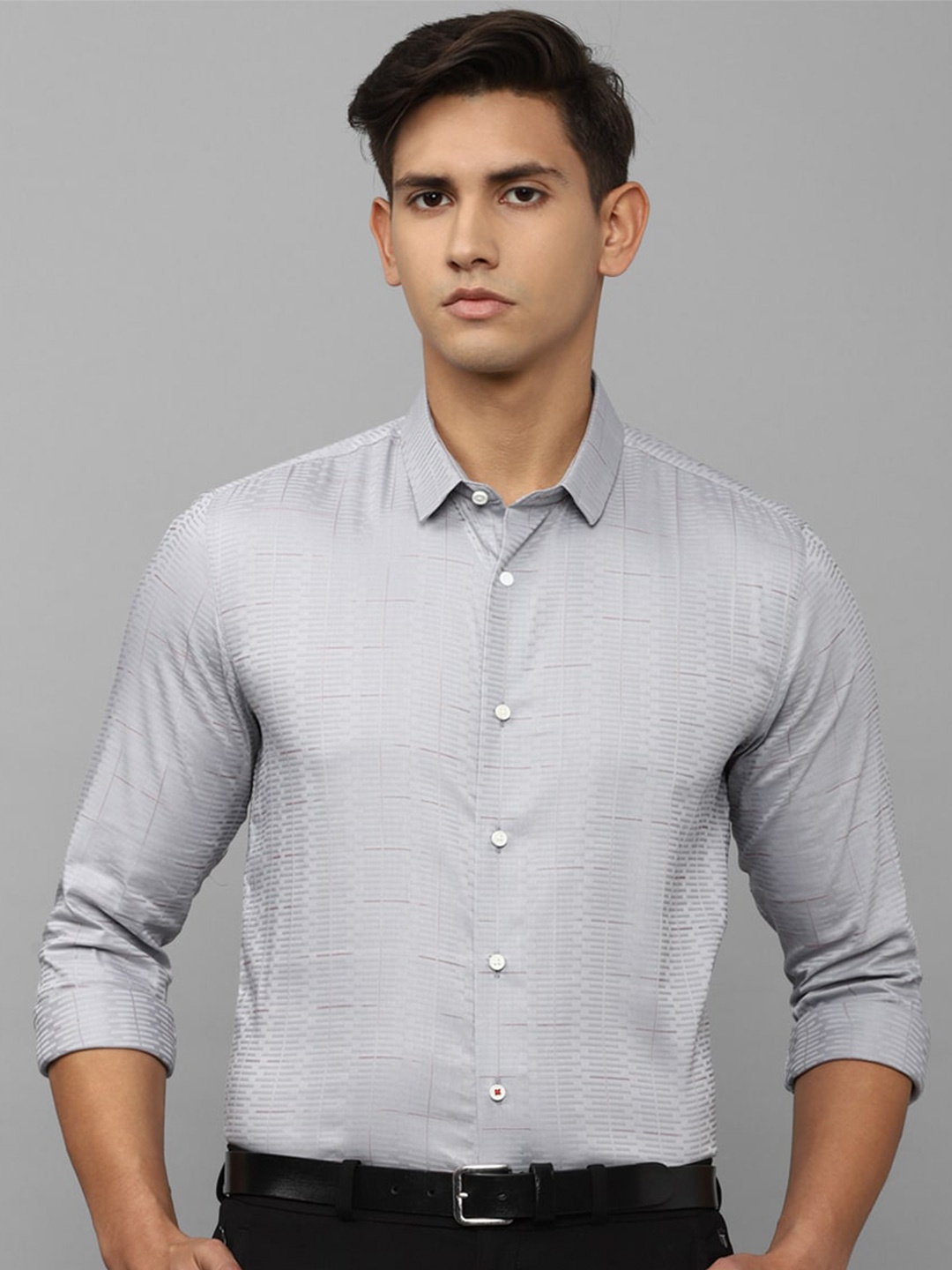 

Louis Philippe Sport Men Grey Slim Fit Casual Shirt
