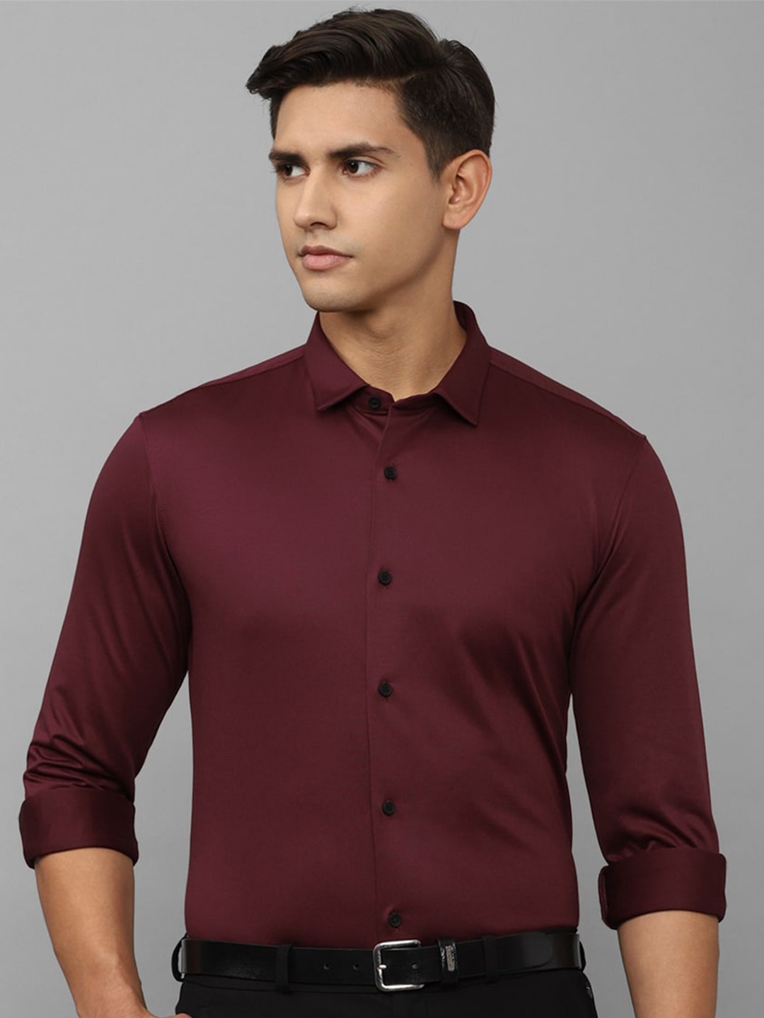 

Louis Philippe Sport Men Maroon Slim Fit Casual Shirt