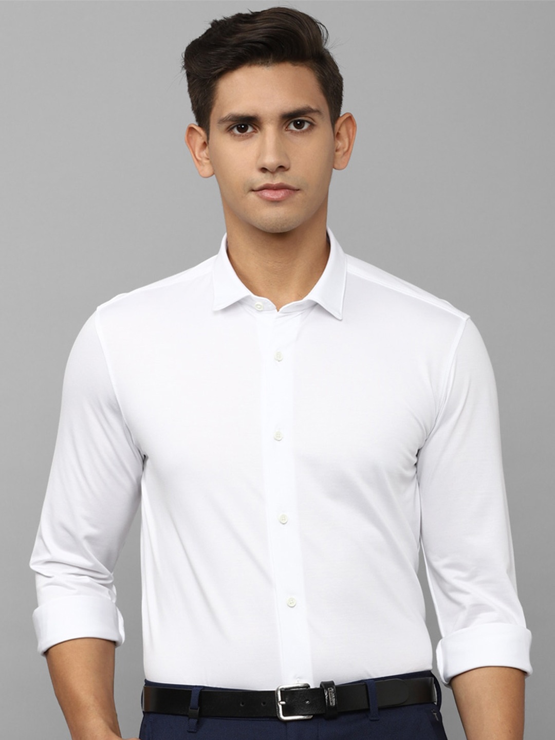 

Louis Philippe Sport Men White Slim Fit Casual Shirt