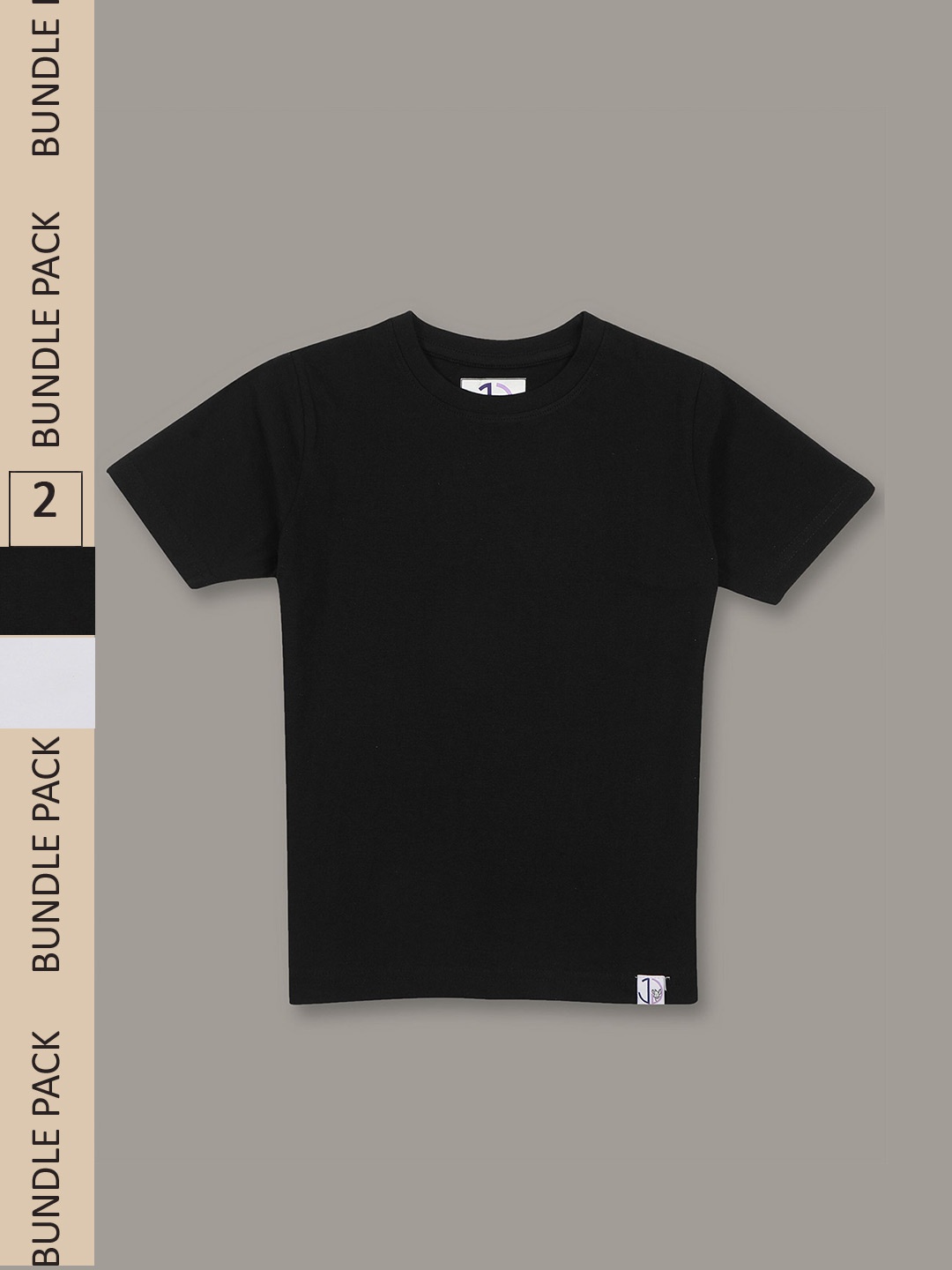 

Jumping Joey Boys Black & White Pack of 2 Pure Cotton T-shirt