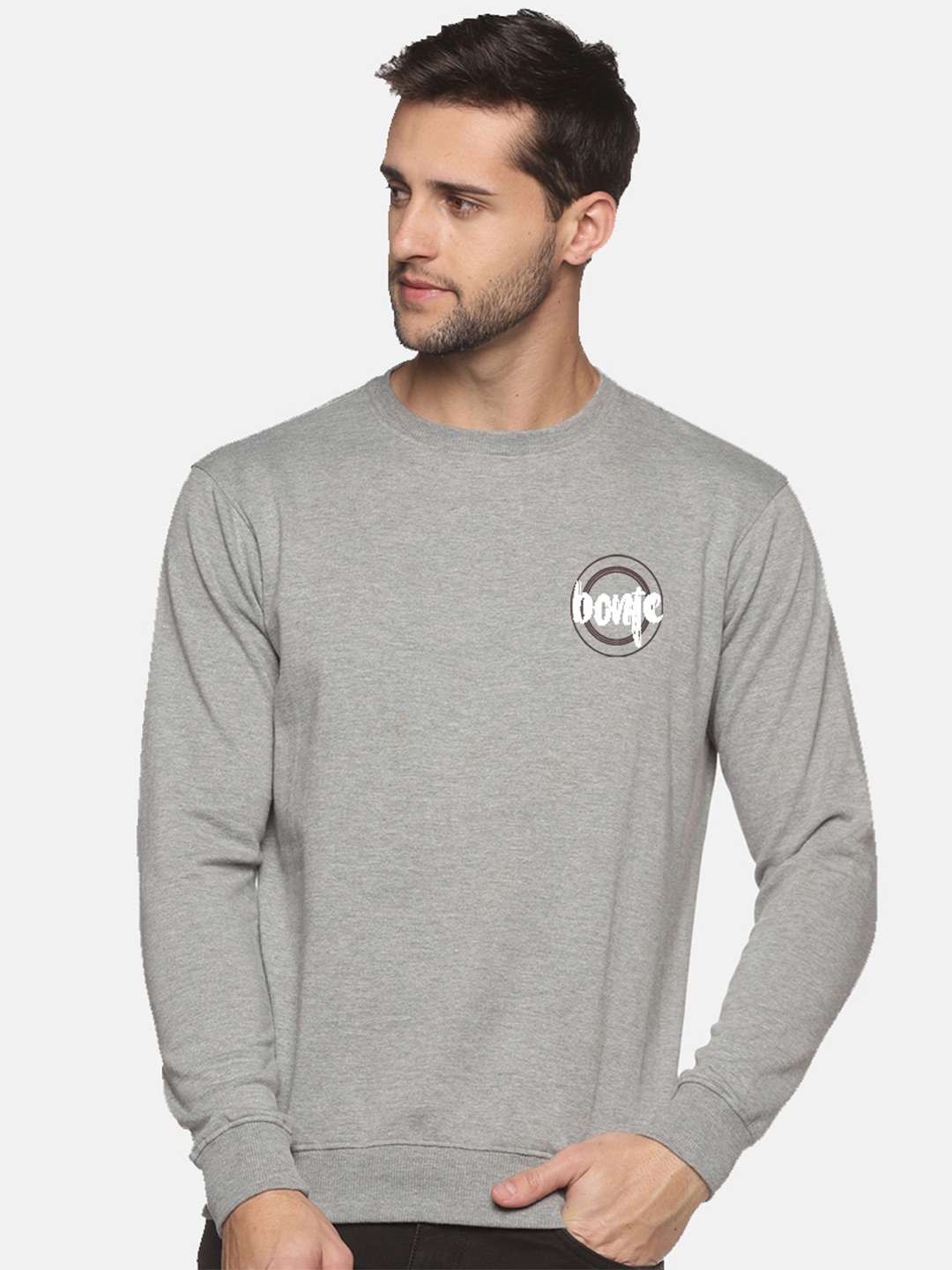 

THE BONTE Cotton Pullover Sweatshirt, Grey