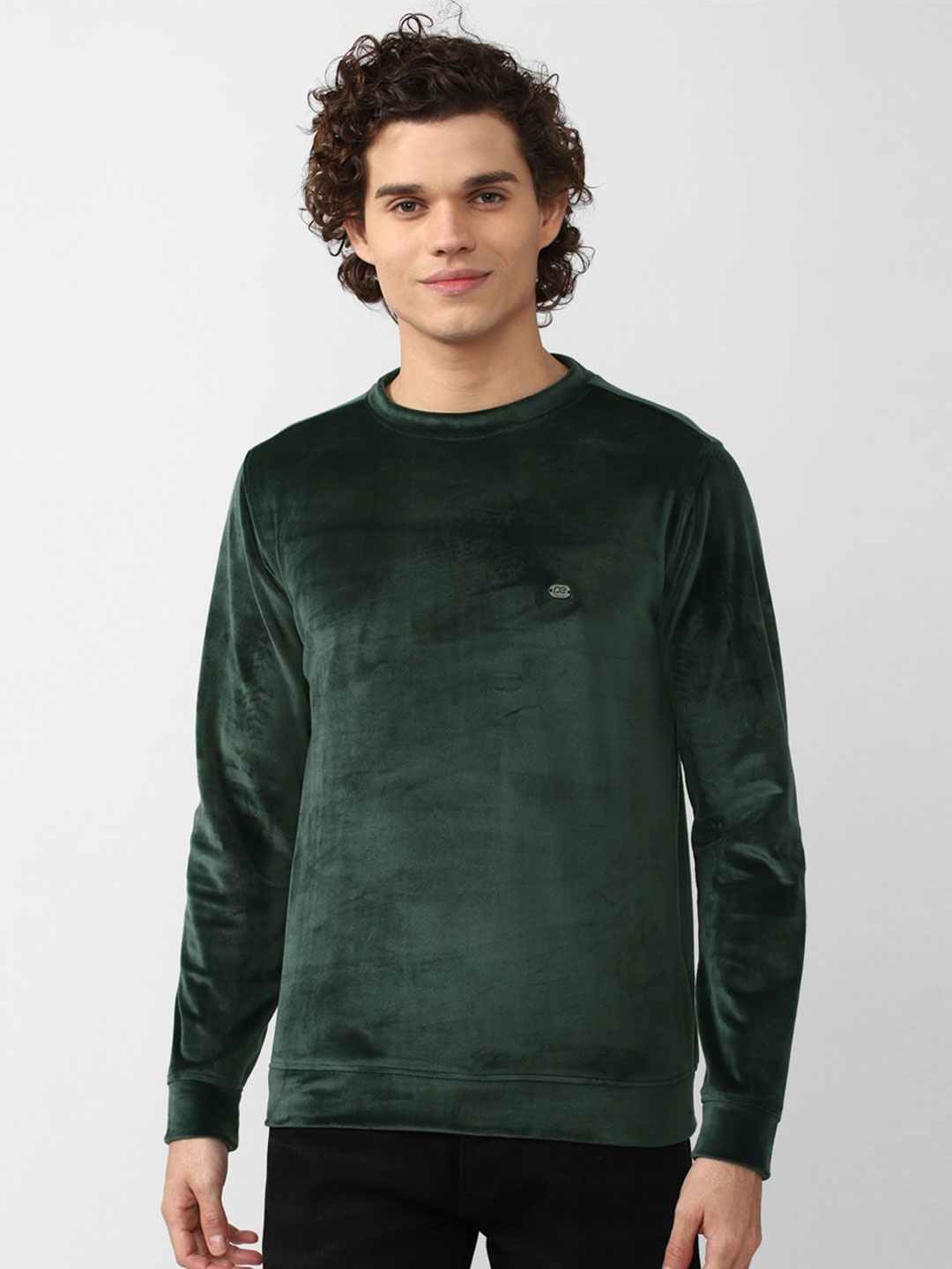 

Peter England Casuals Men Green Sweatshirt