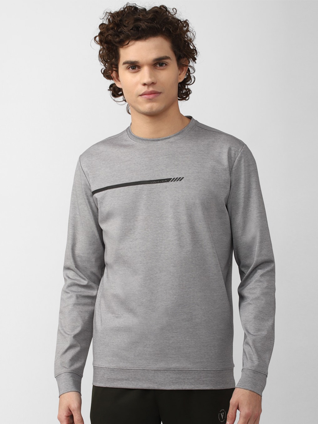 

Van Heusen Flex Men Cotton Training Sweatshirt, Grey