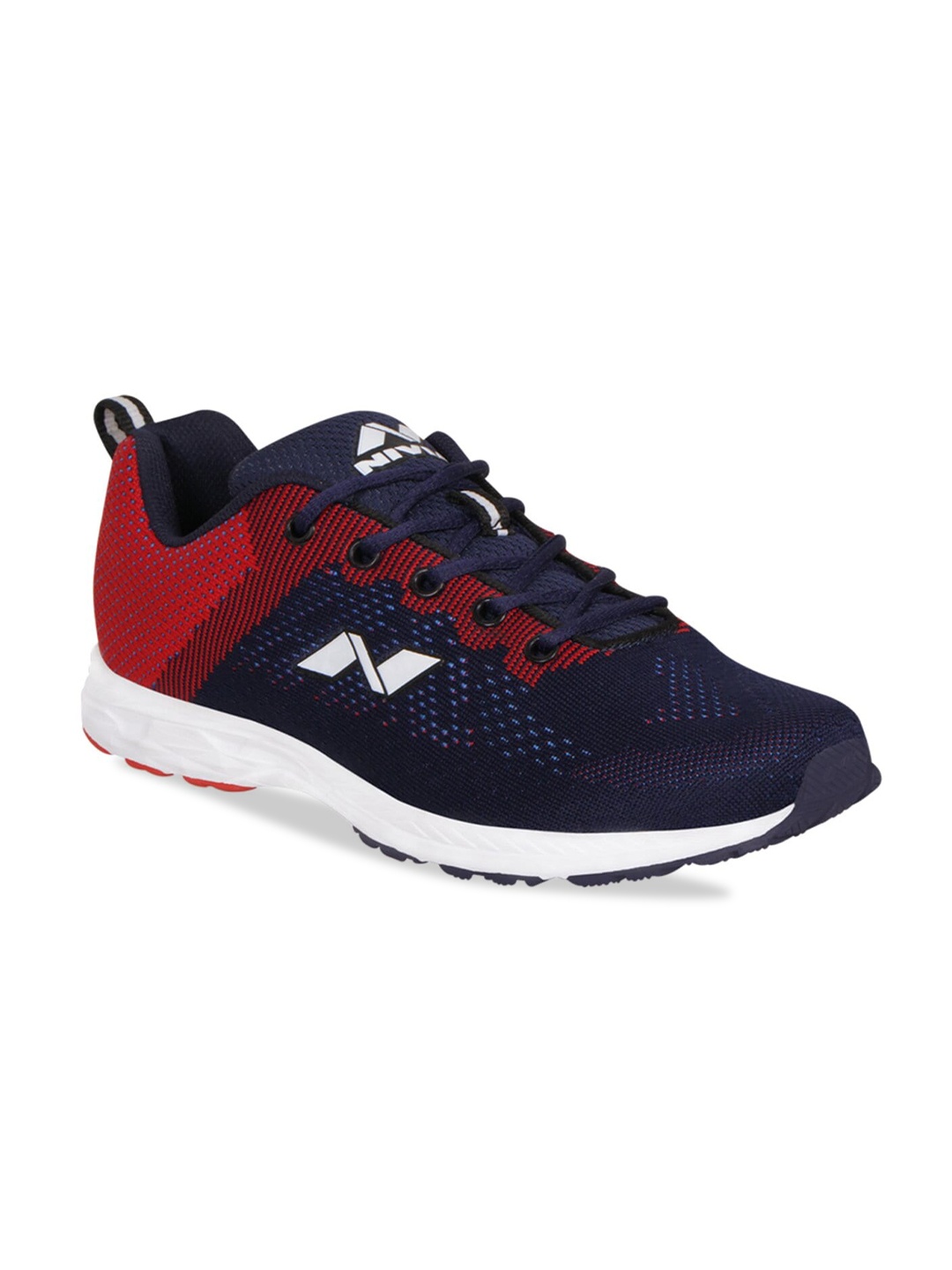 

NIVIA Men Navy Blue Mesh Running Shoes