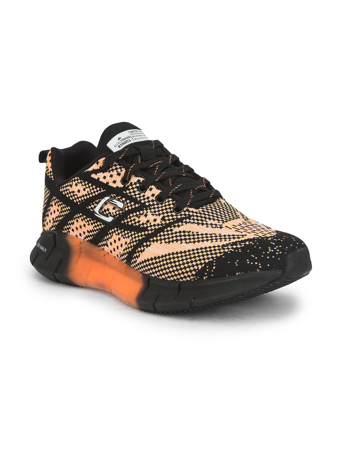 

COBB Men Orange Walking Non-Marking Shoes
