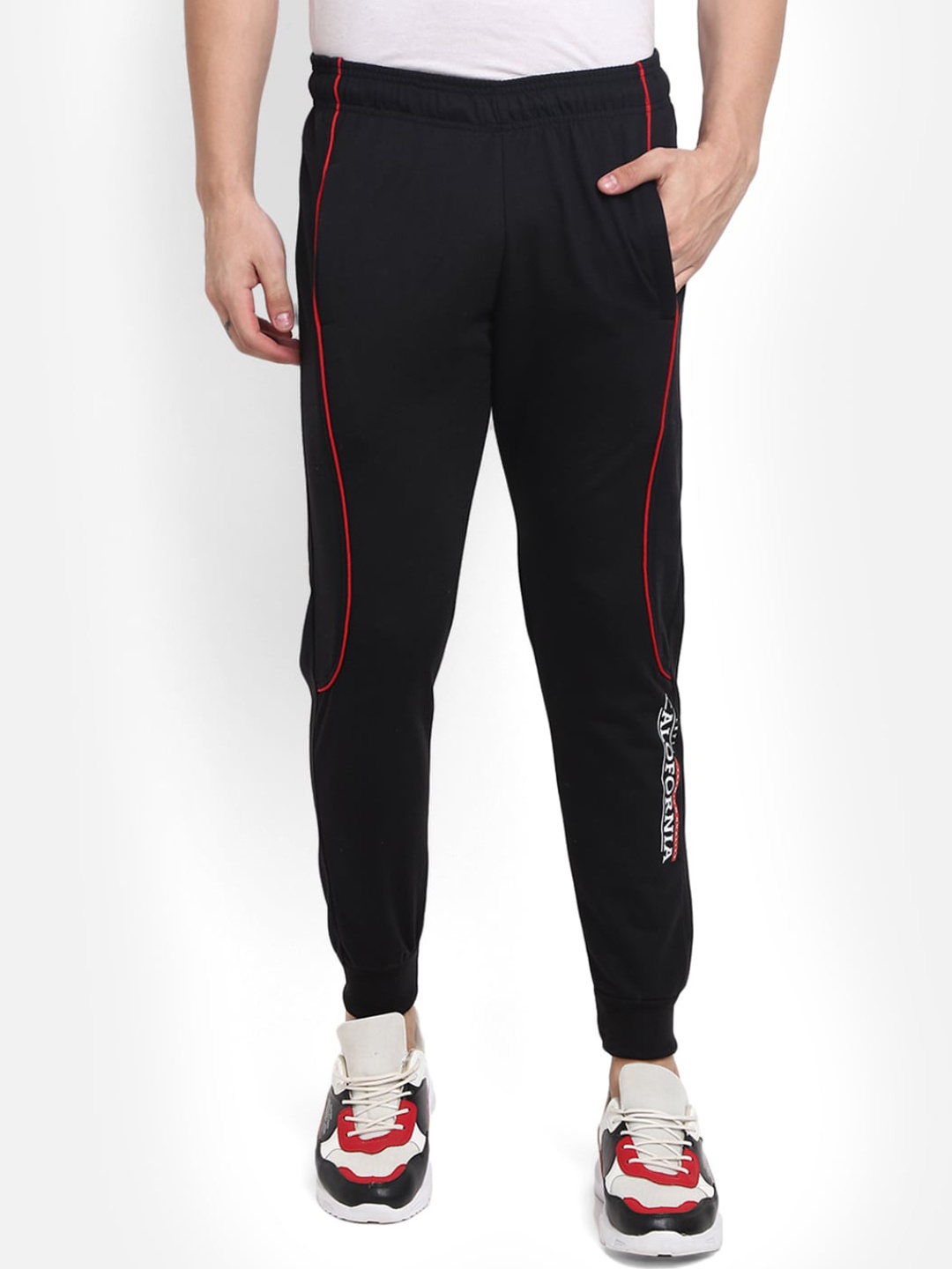 

V-Mart Men Black Regular Fit Cotton Track Pant