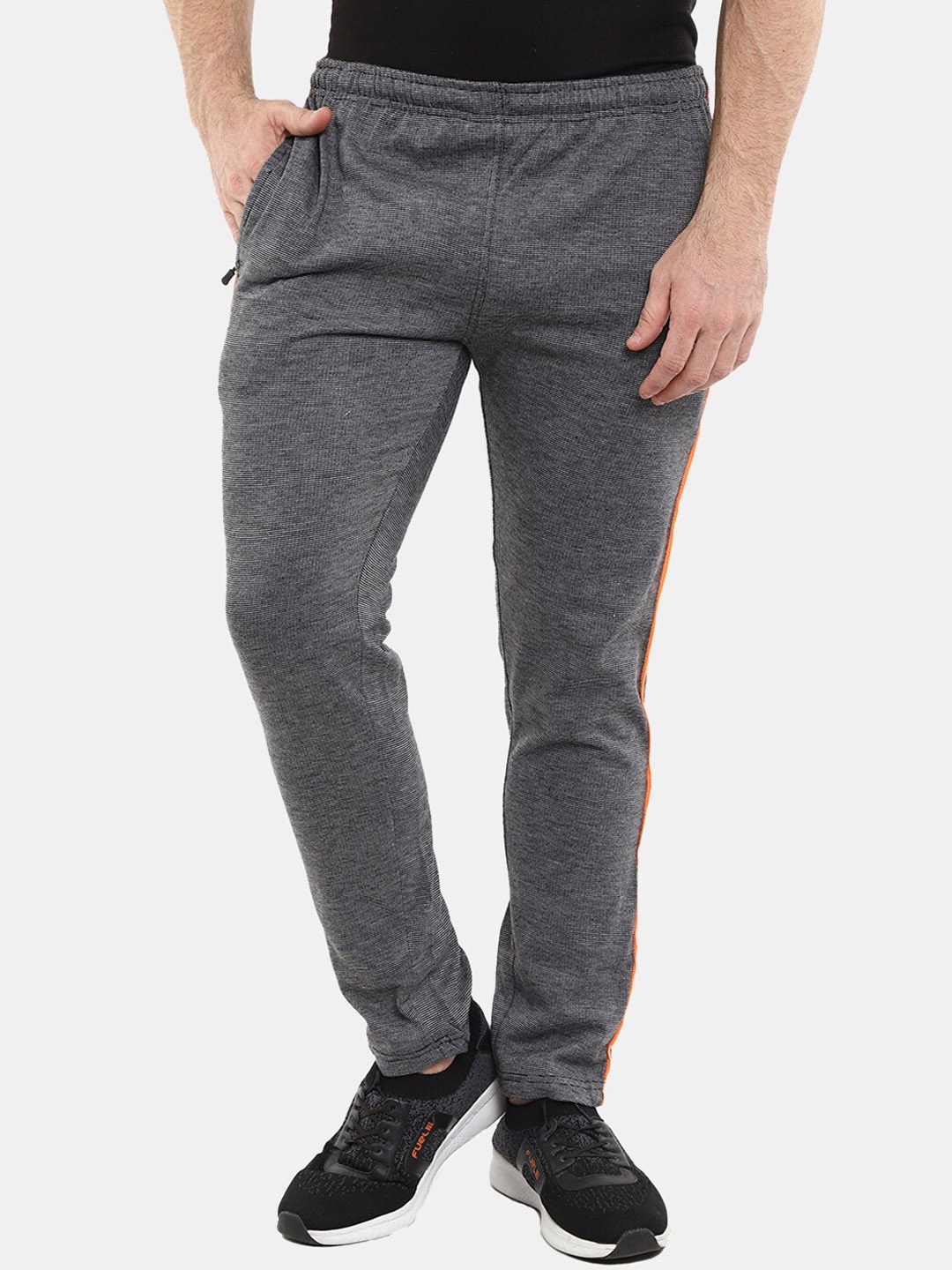 

V-Mart Men Grey Regular Fit Cotton Track Pant