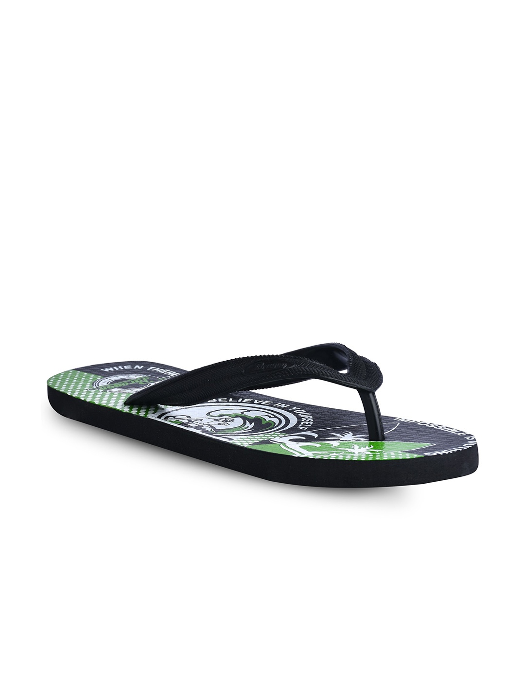 

Paragon Men Lightweight & Waterproof Hawai Flip Flops, Green
