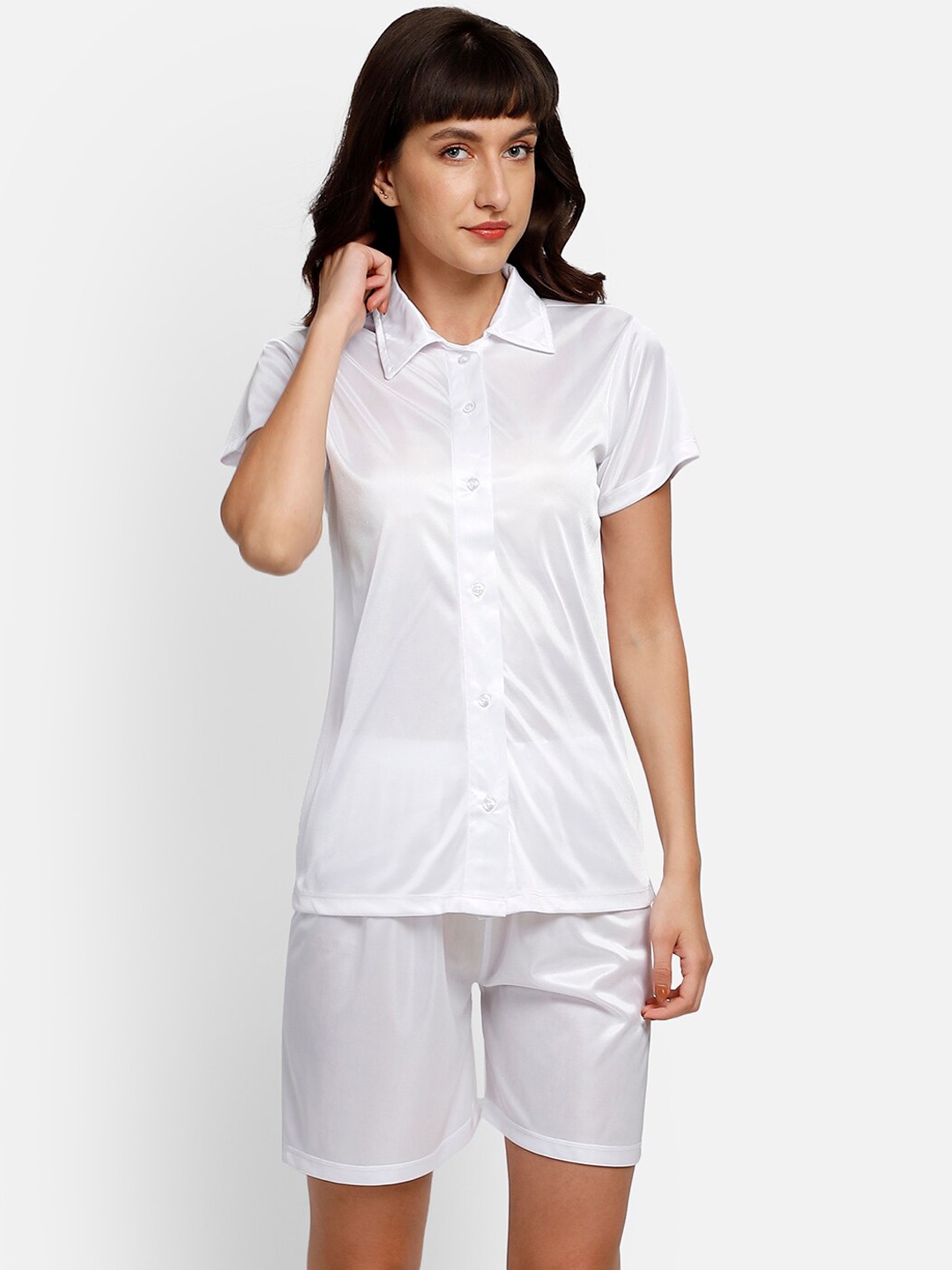 

YOU FOREVER Women White Night suit