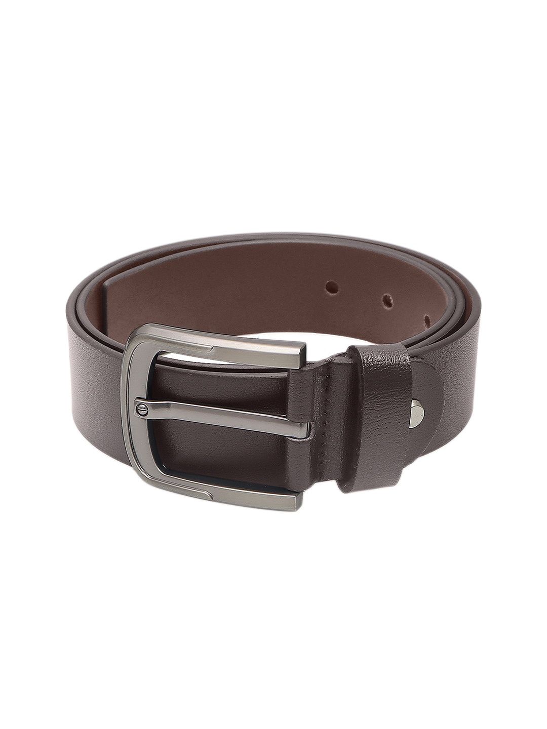 

Kara Men Brown Textured Leather Formal Belt
