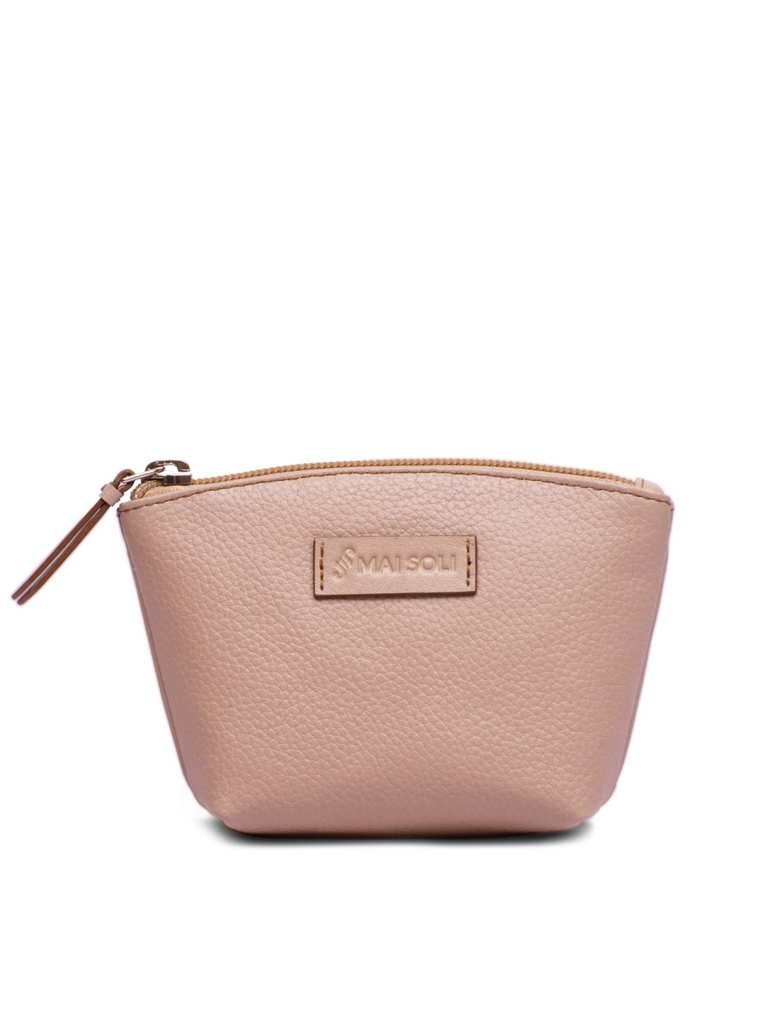 

MAI SOLI Women Genuine Leather Paris Small Essentials Pouch, Pink