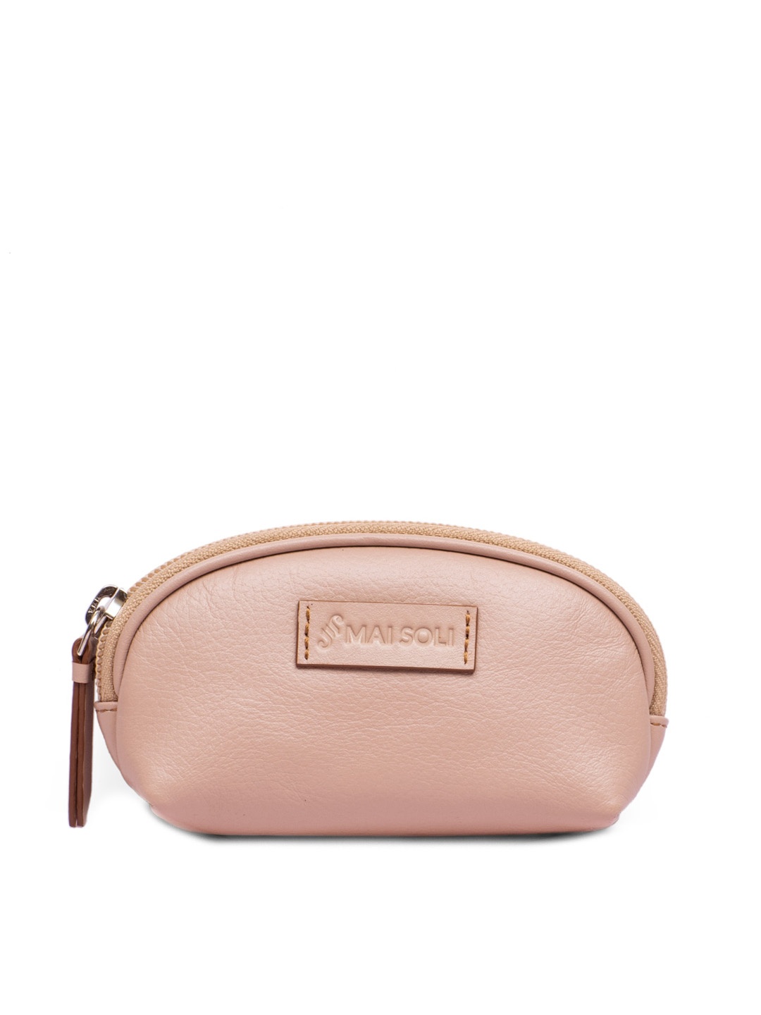 

MAI SOLI Women Nude-Pink Leather Key Pouch