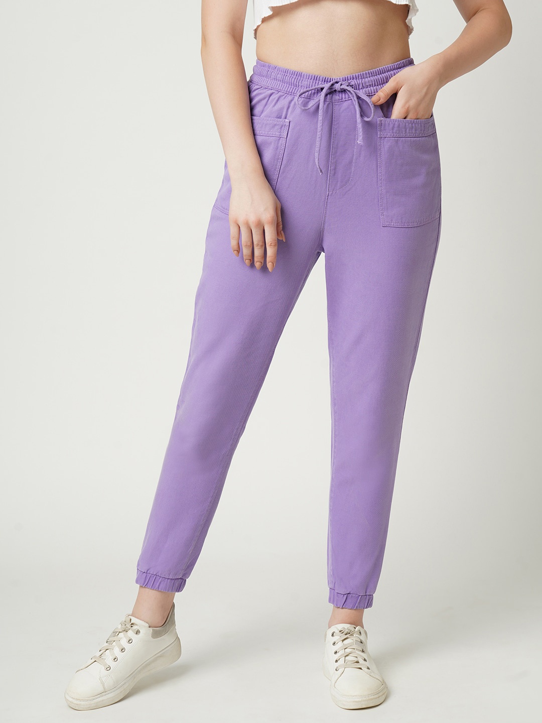 

Kraus Jeans Women Purple Cotton Jeggings