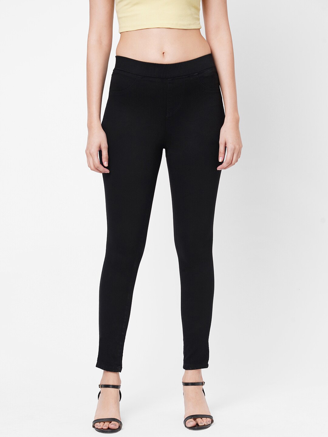 

Kraus Jeans Women Black Skinny Fit Jeggings