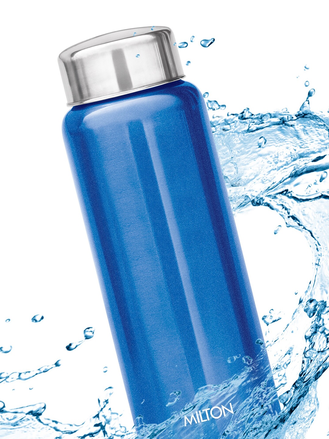 

Milton Aqua 500 Blue Leak Proof Stainless Steel Water Bottle 500 ml
