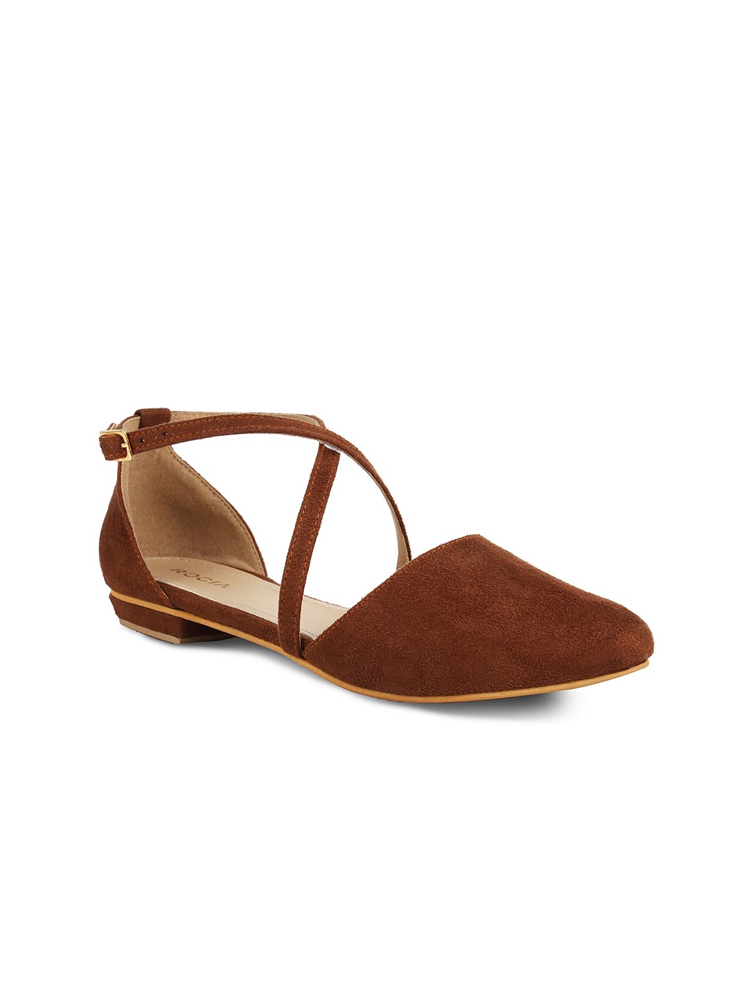 

Rocia Women Camel Brown Mules Flats