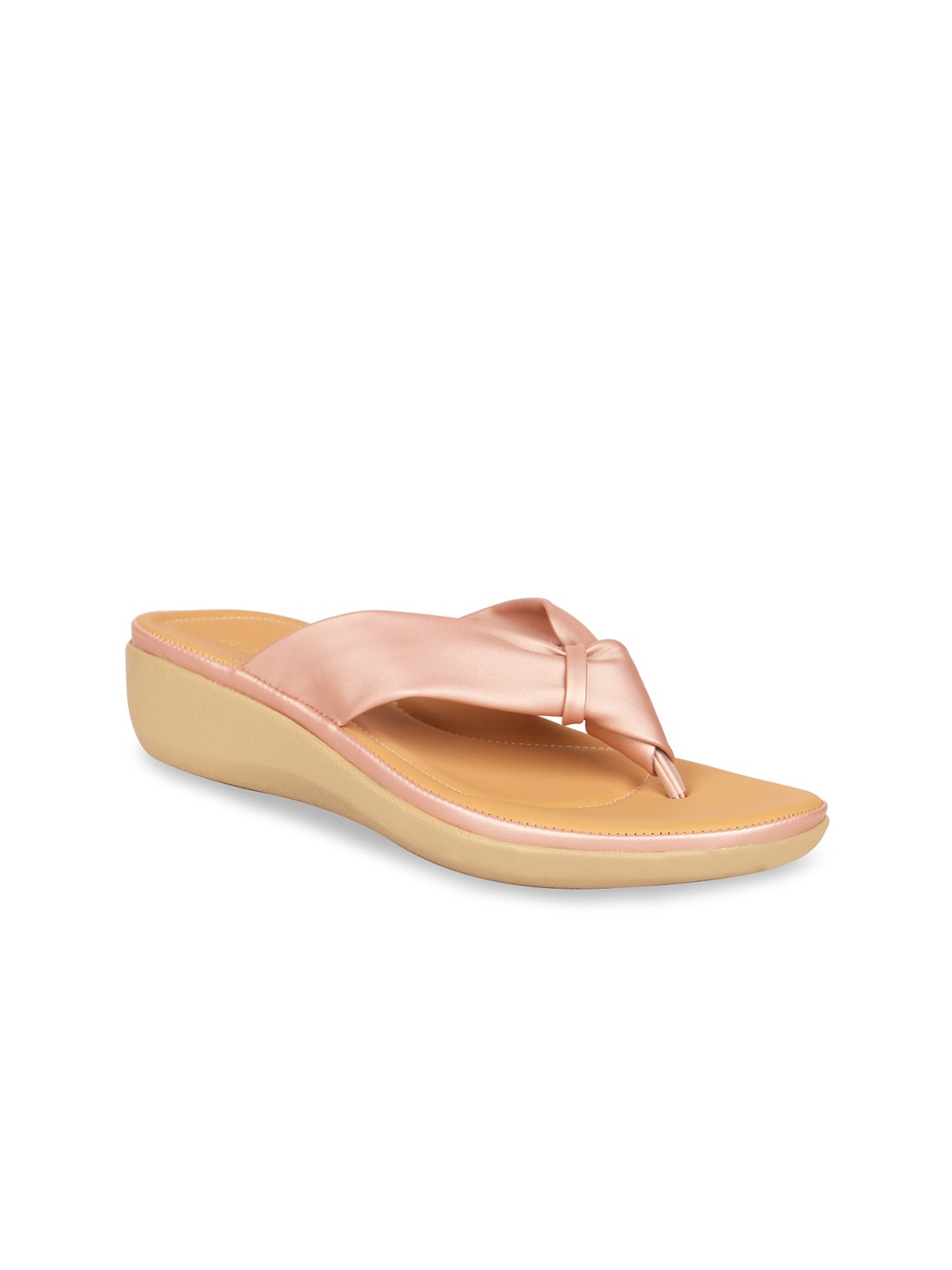 

Rocia Pink & Beige Open Toe Comfort Heels