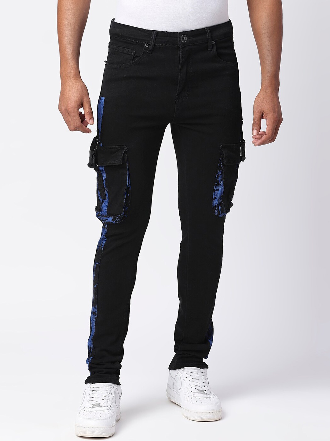 

WAIMEA Men Black Skinny Fit Stretchable Cotton Jeans