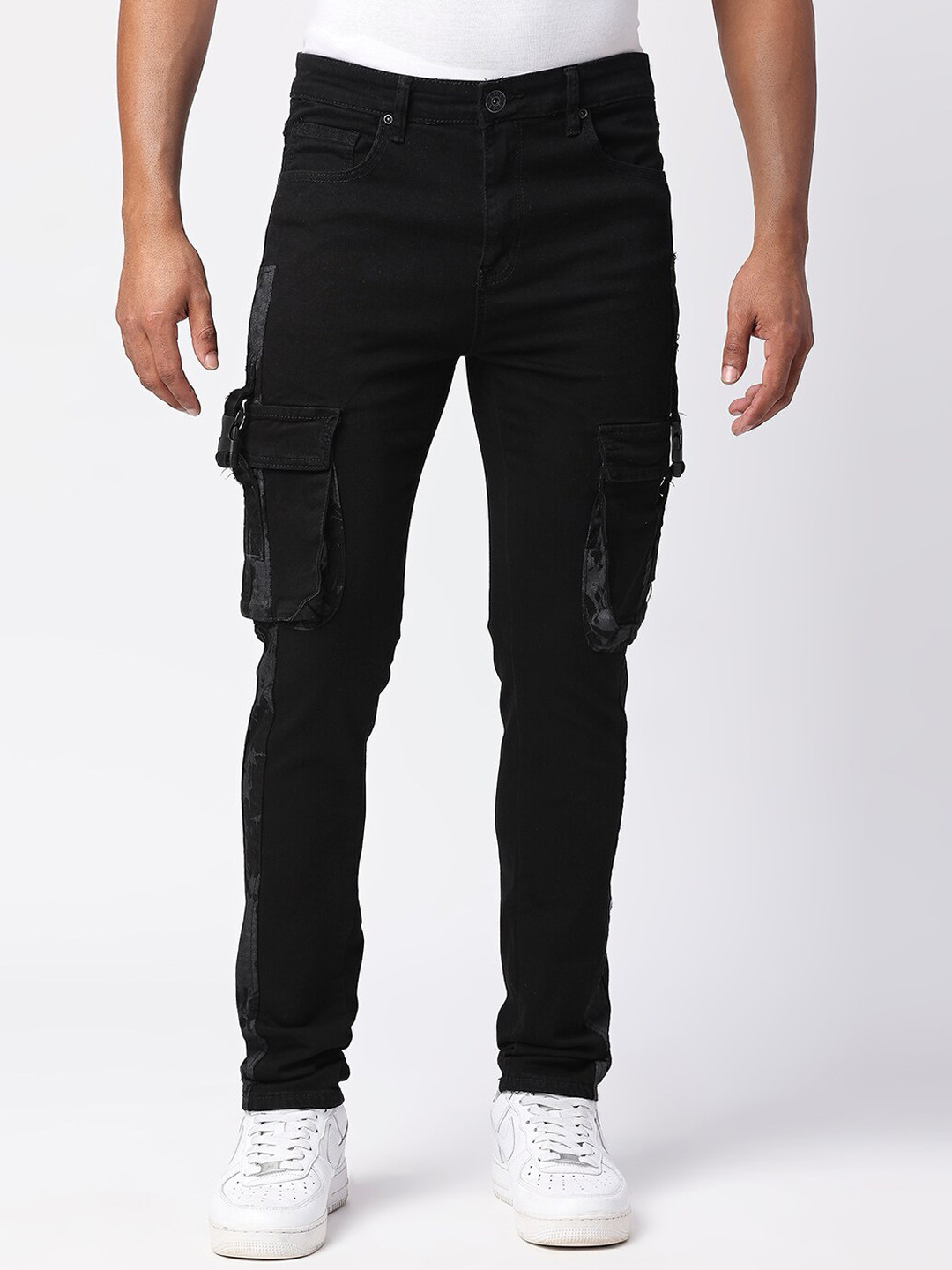 

WAIMEA Men Black Skinny Fit Stretchable Cotton Jeans
