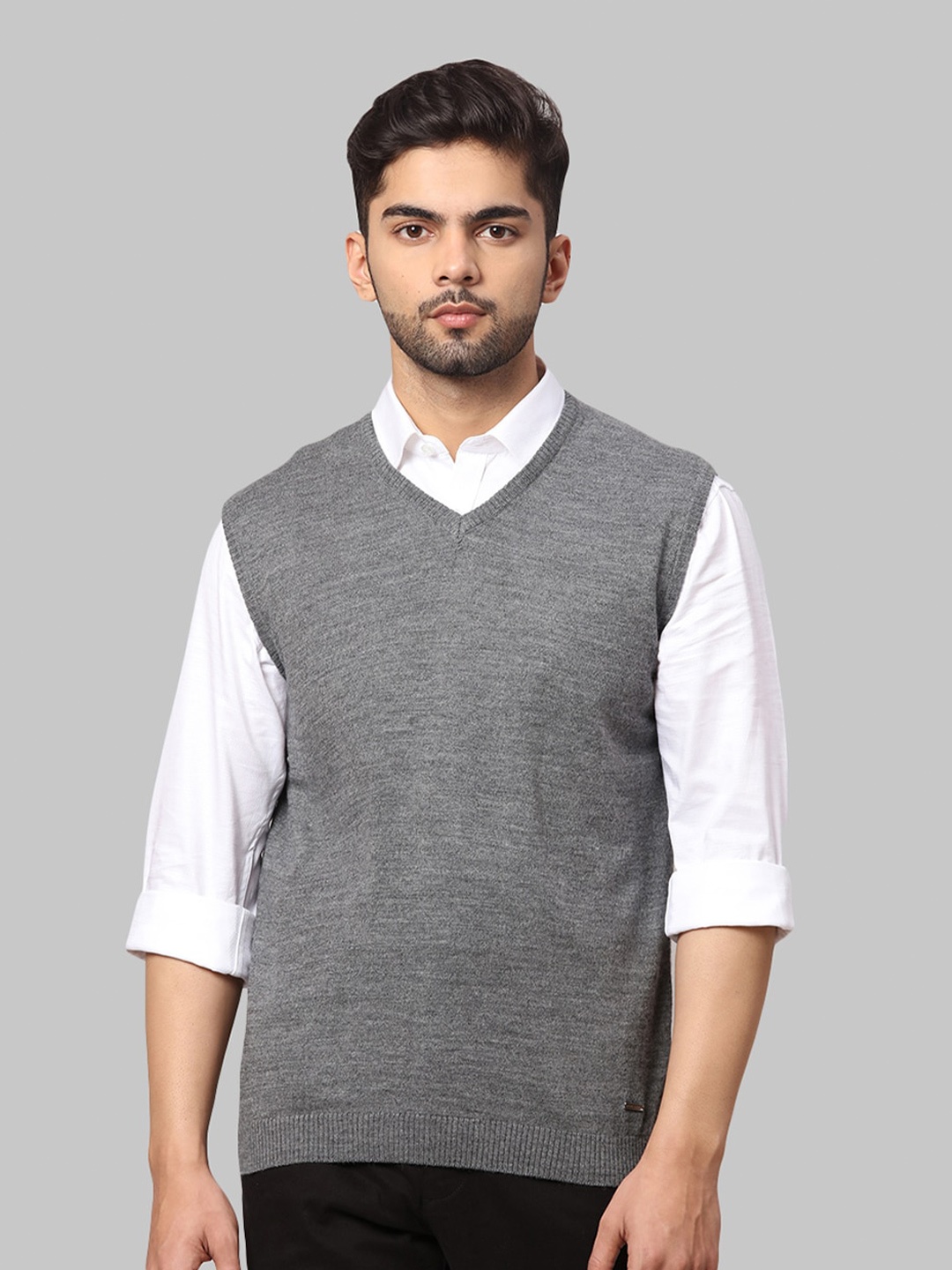 

Park Avenue Woollen Sweater Vest, Grey