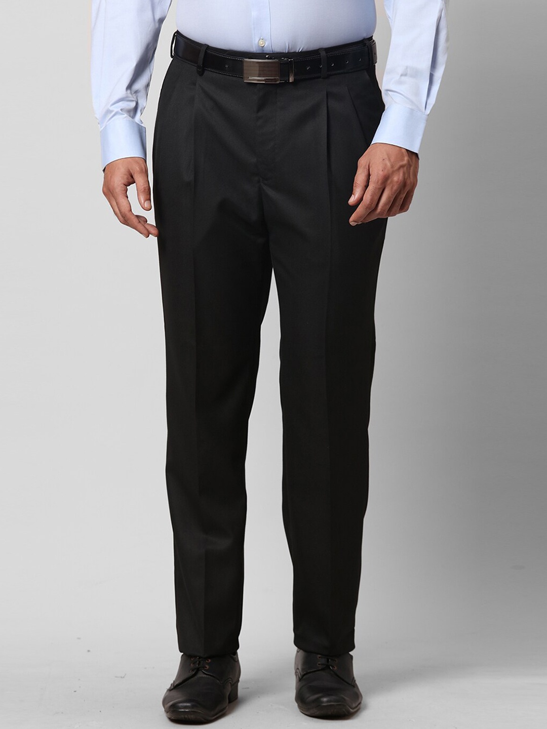 

Park Avenue Men Black Regular Fit Formal Trouser