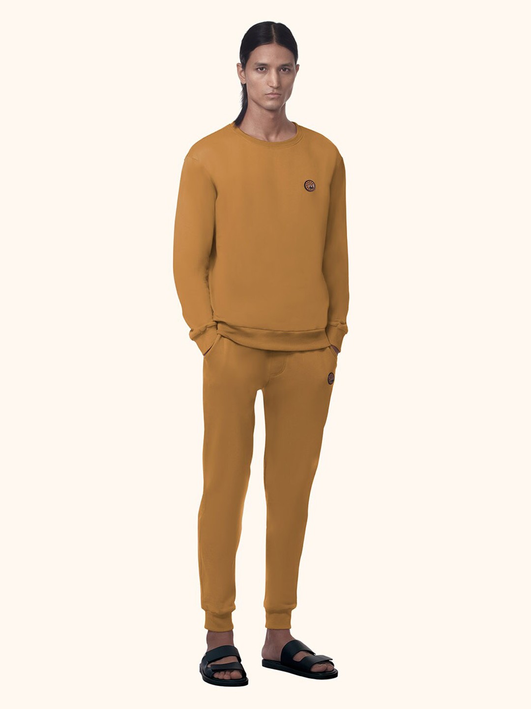 

PANGOLIN Men Camel Brown Sweatshirt