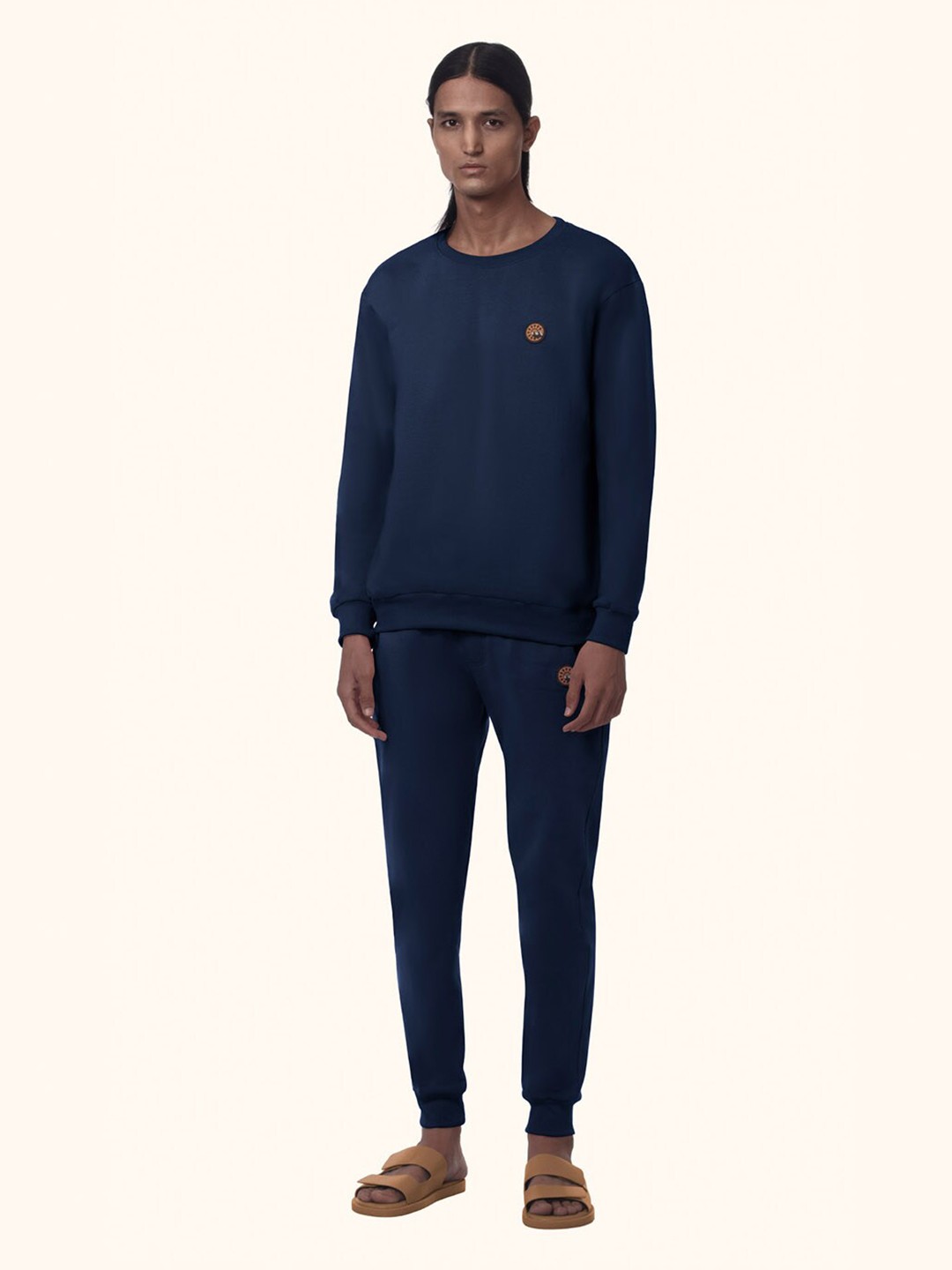 

PANGOLIN Men Navy Blue Sweatshirt
