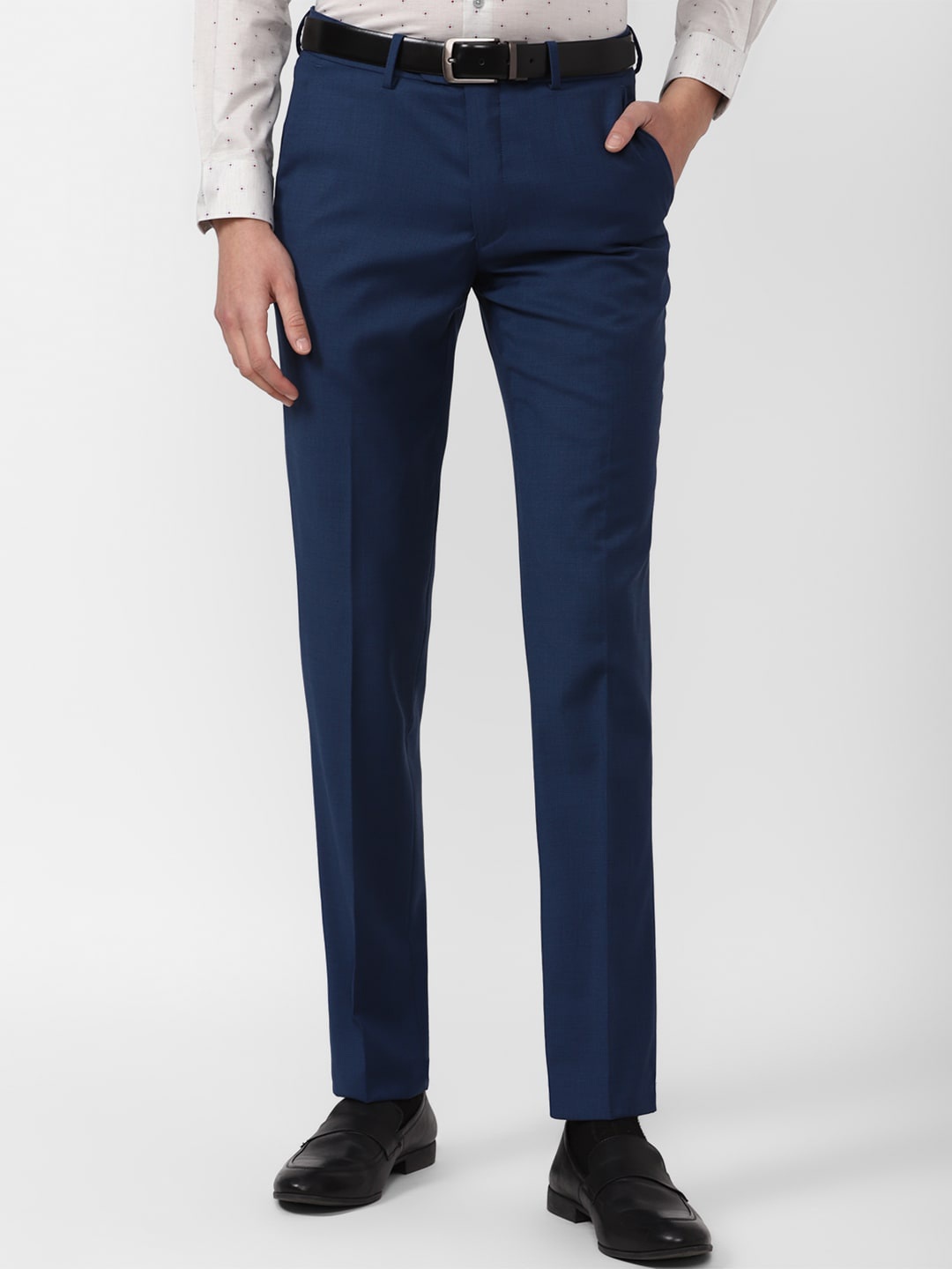 

Van Heusen Men Blue Slim Fit Trousers