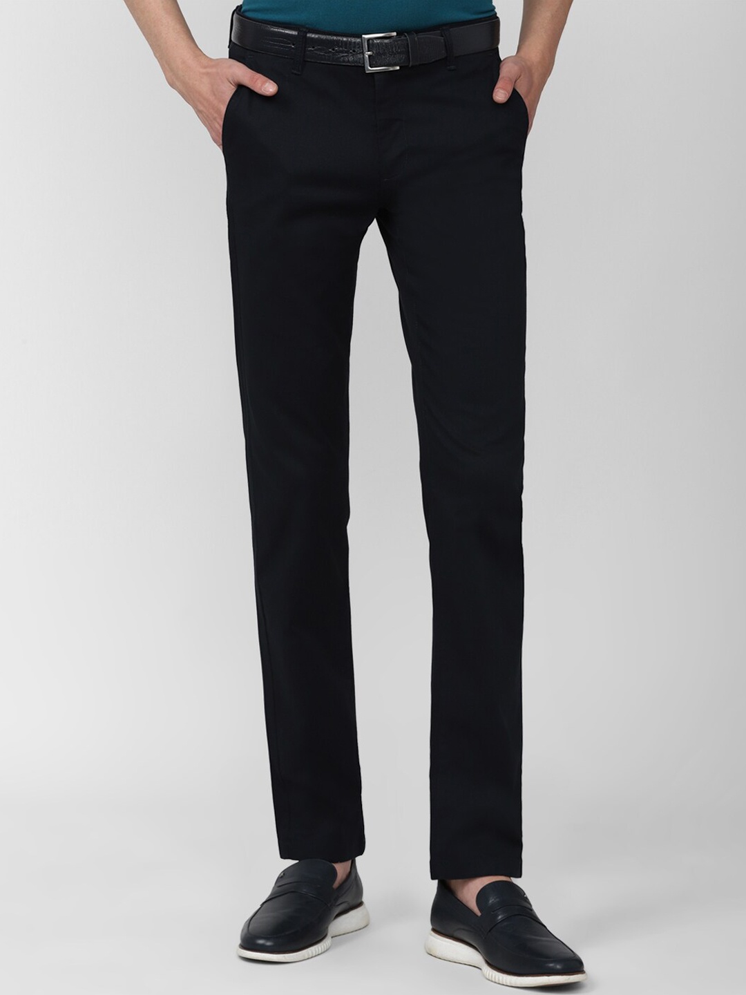 

Van Heusen Sport Men Navy Blue Slim Fit Trousers