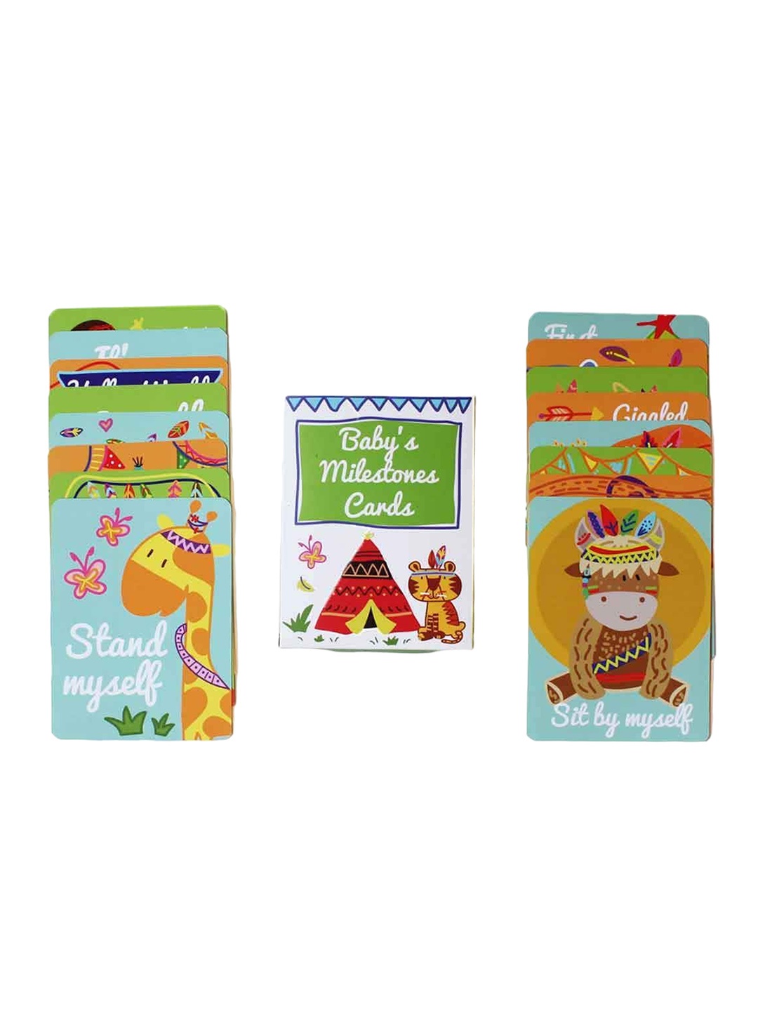 

shumee Kids Blue & Green Milestones Cards