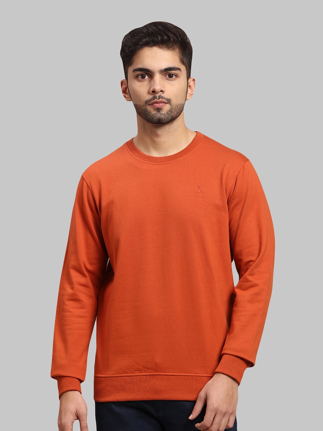 

Parx Men Orange Sweatshirt
