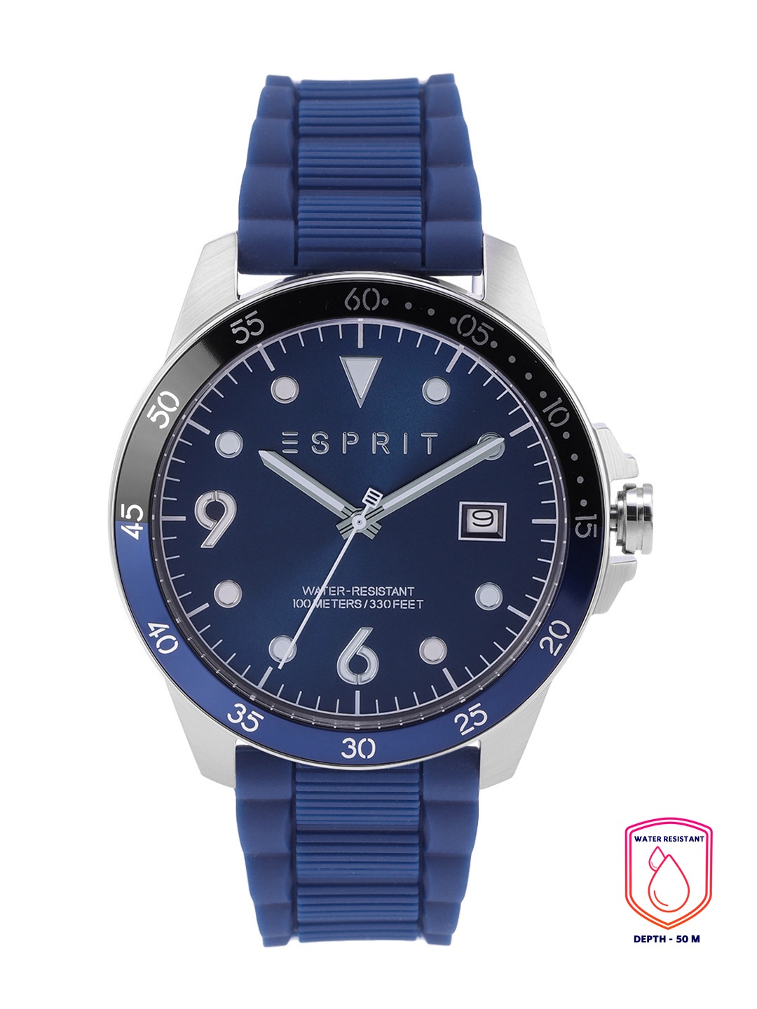 

ESPRIT Men Regular Analogue Watch ES1G389P0015, Blue