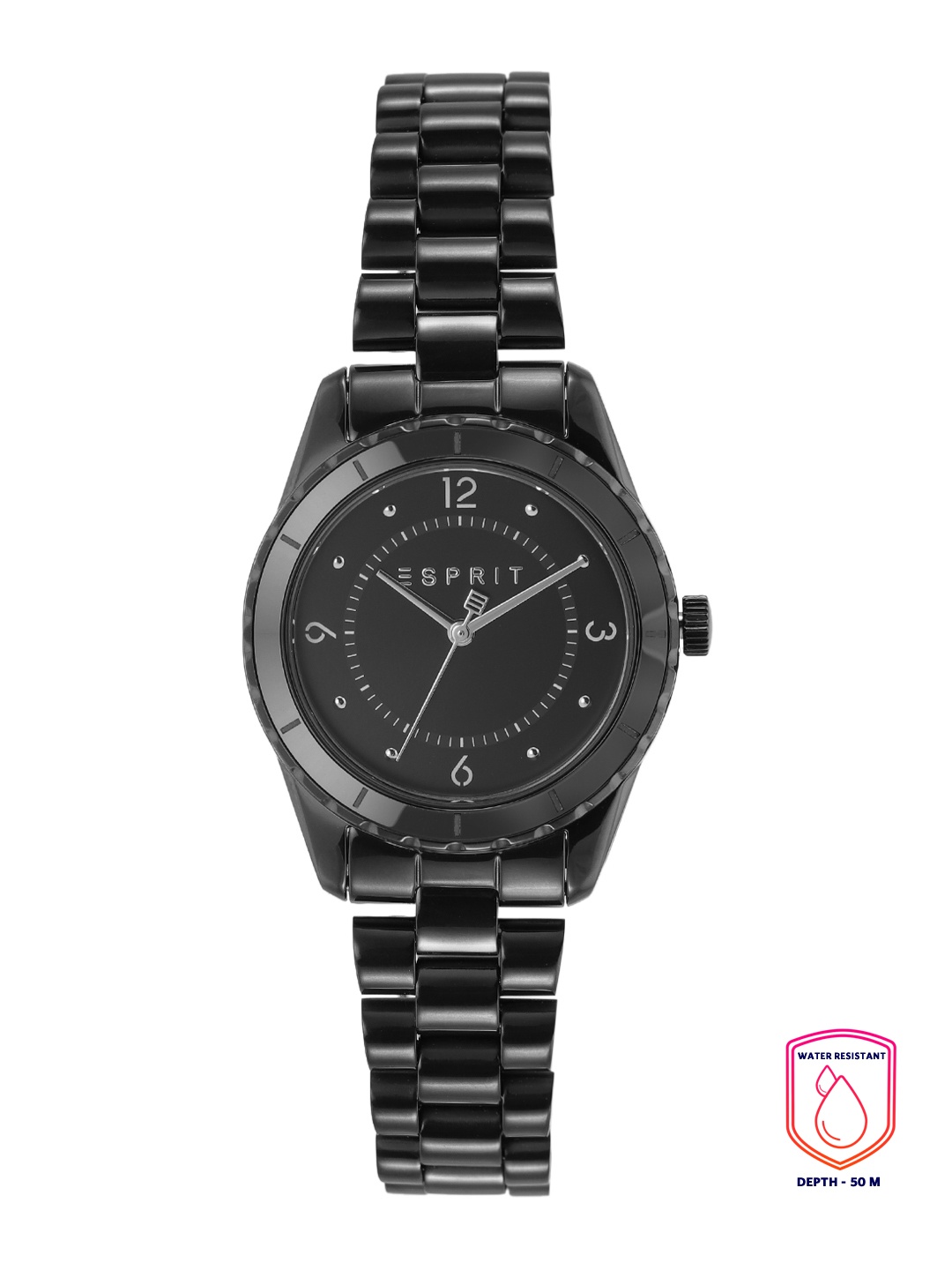 

ESPRIT Women Bracelet Style Straps Analogue Watch ES1L348M0075, Black