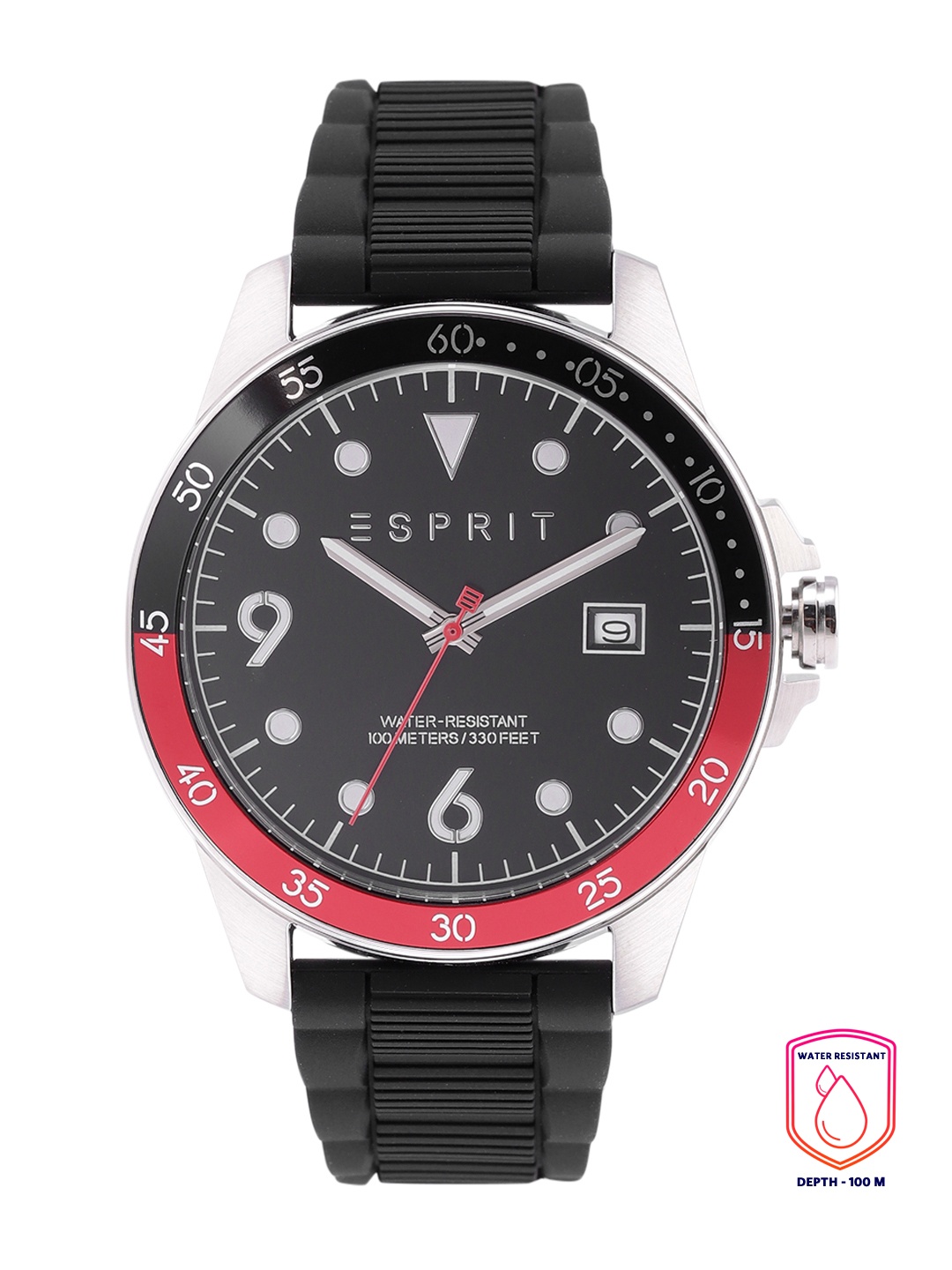 

ESPRIT Men Analogue Watch ES1G389P0025, Black