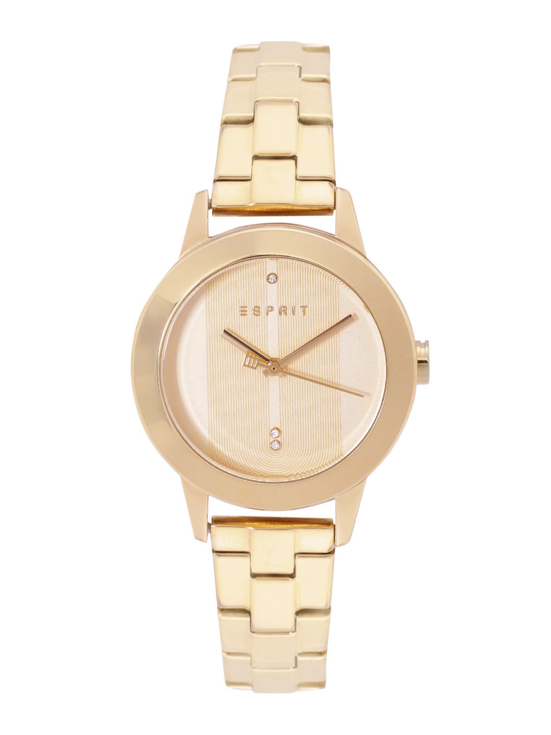 

ESPRIT Women Bracelet Style Straps Analogue Watch ES1L153L1015, Gold
