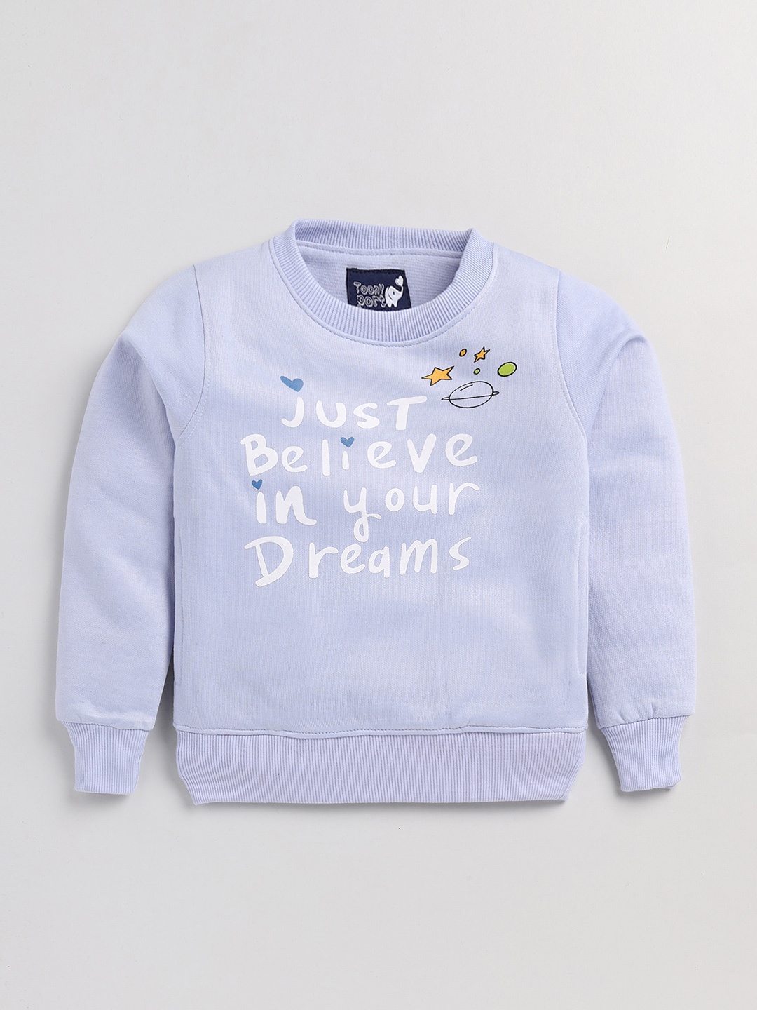 

Toonyport Girls Purple Printed Sweatshirt