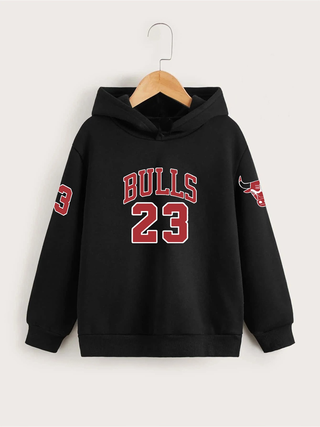 

Rodzen Boys Black Cotton Printed Sweatshirt