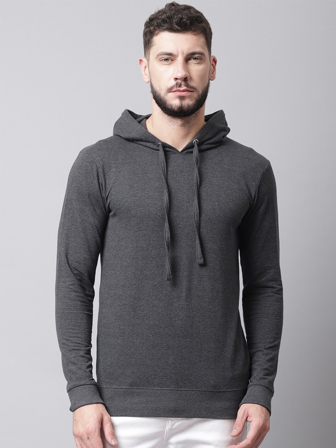 

Friskers Hooded Cotton Sweatshirt, Grey