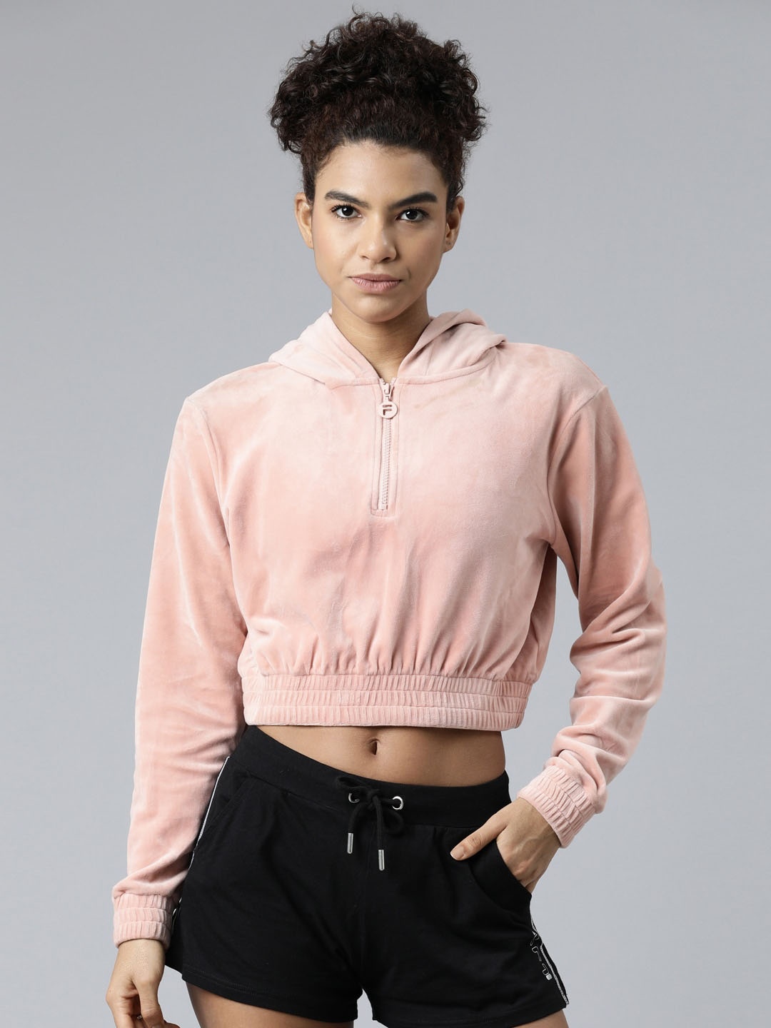 

FILA Hooded Pullover Sweatshirt, Pink